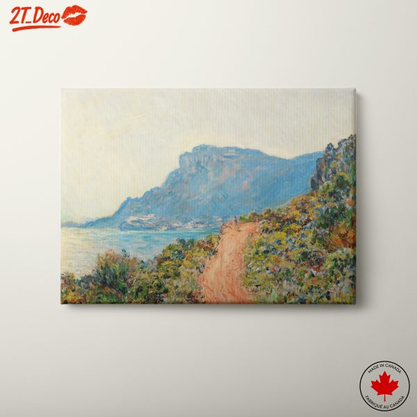 Impressionistic Abstract Landscape of Coastal Path