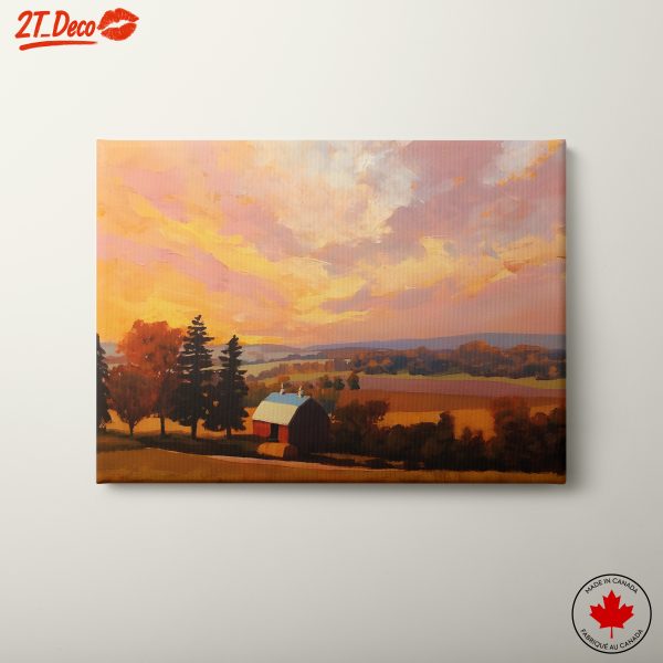 Vibrant Adventure Landscape at Sunset 2