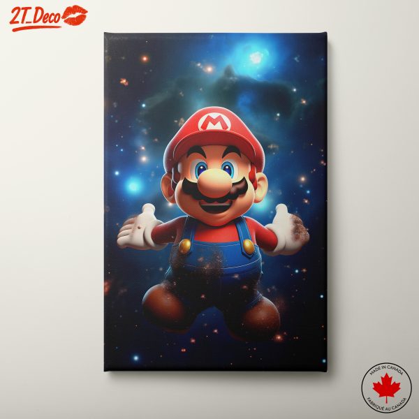 Vibrant Animated Character in Cosmic Theme