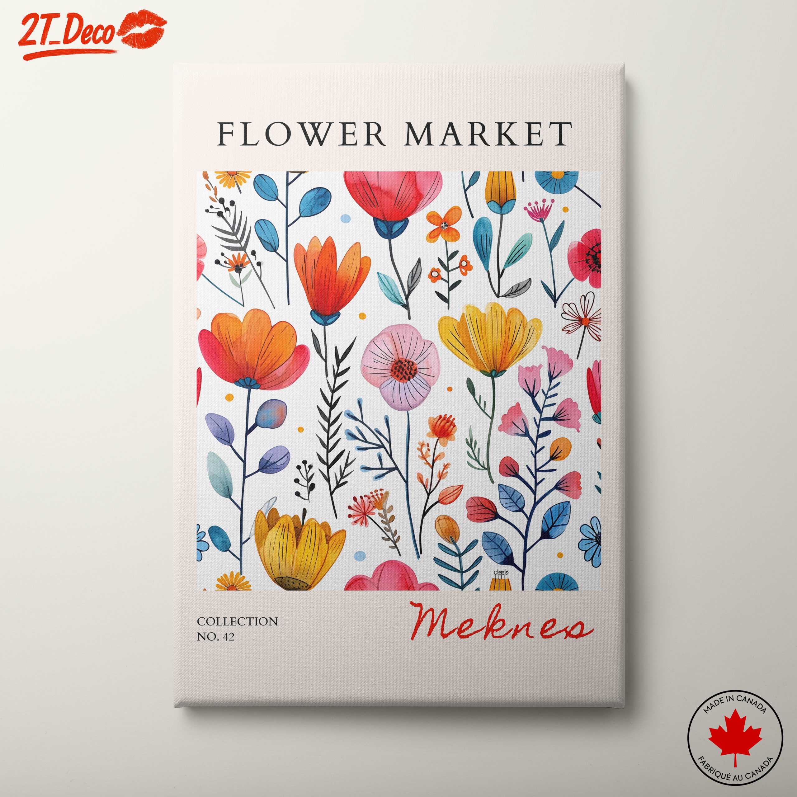 Colorful Floral Patterns for Home Decoration