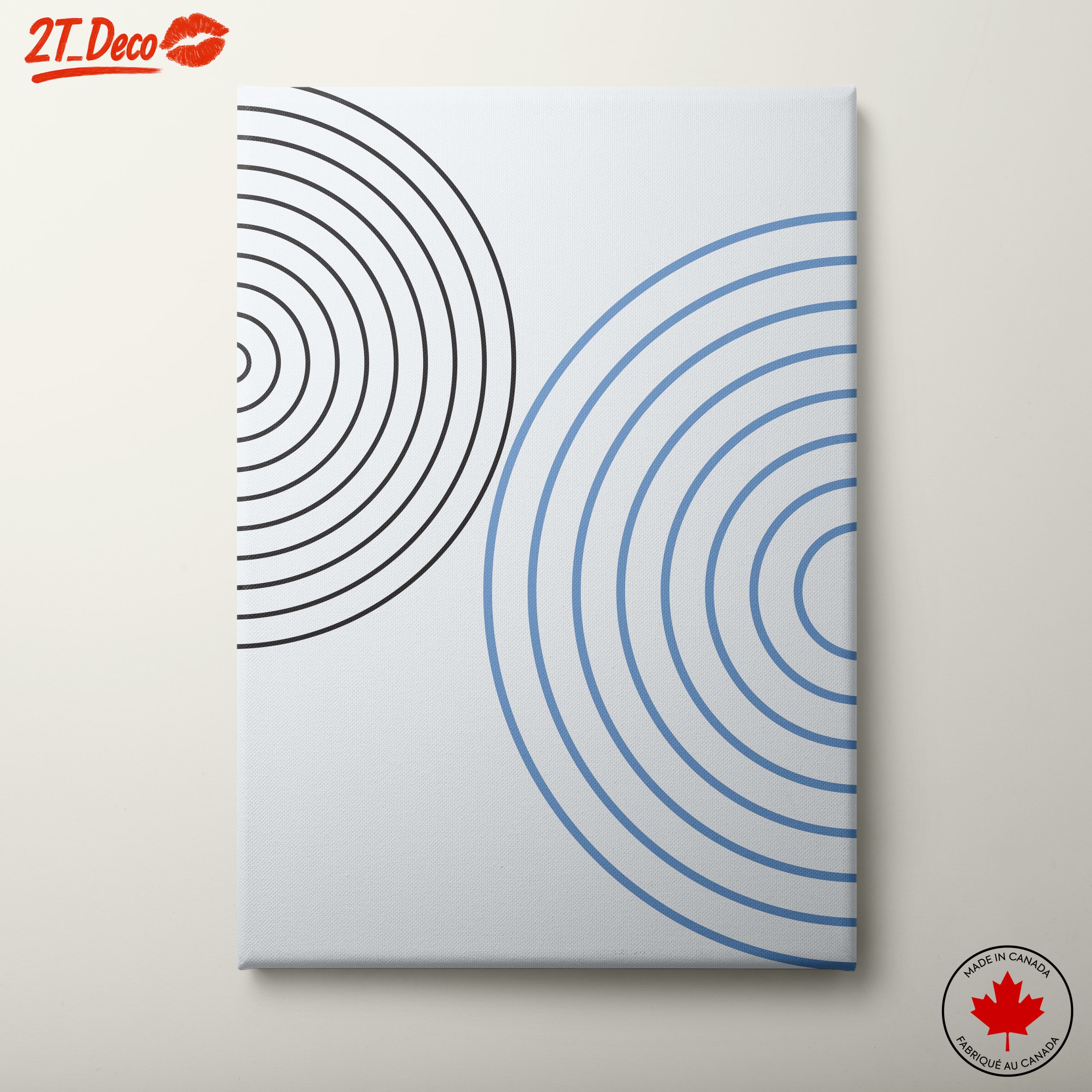 Contemporary Geometric Circle Art