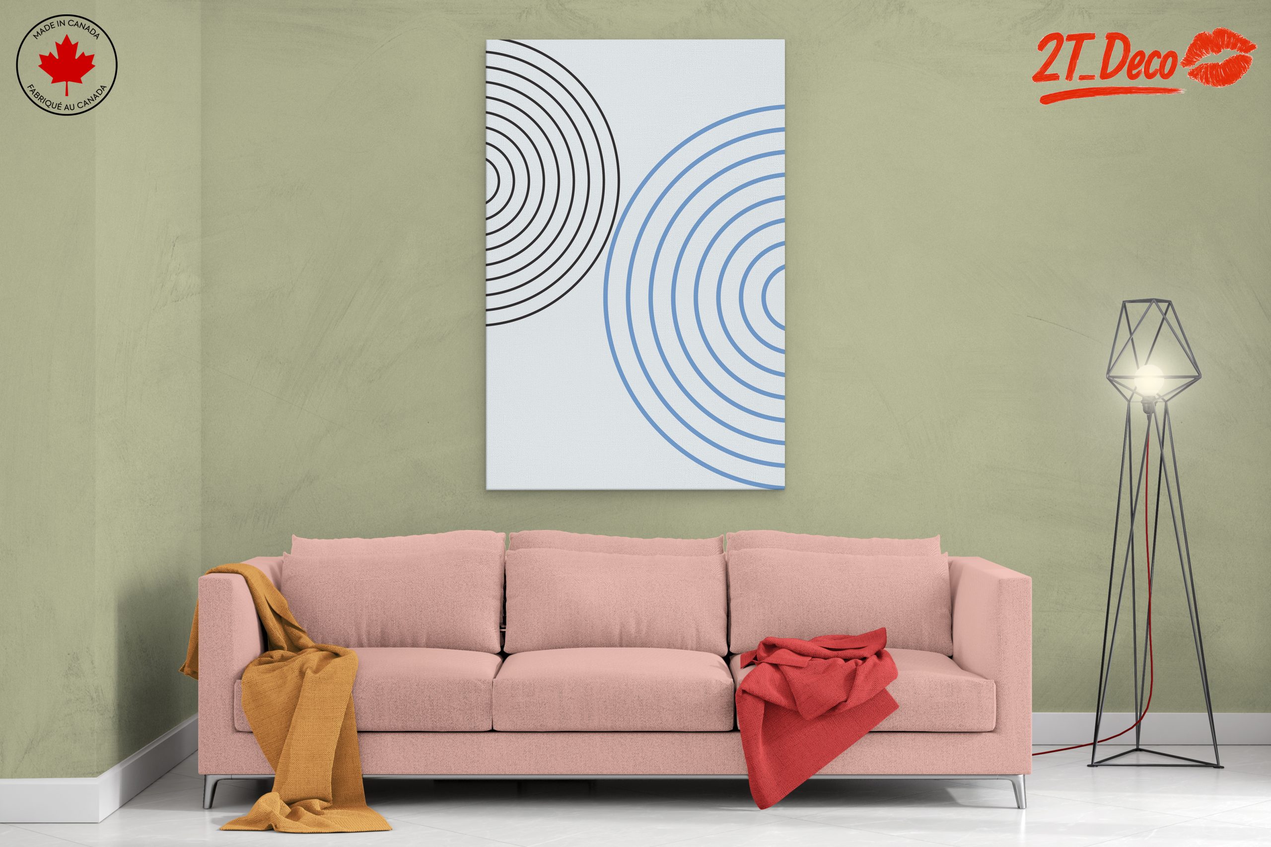 Contemporary Geometric Circle Art - Image 2