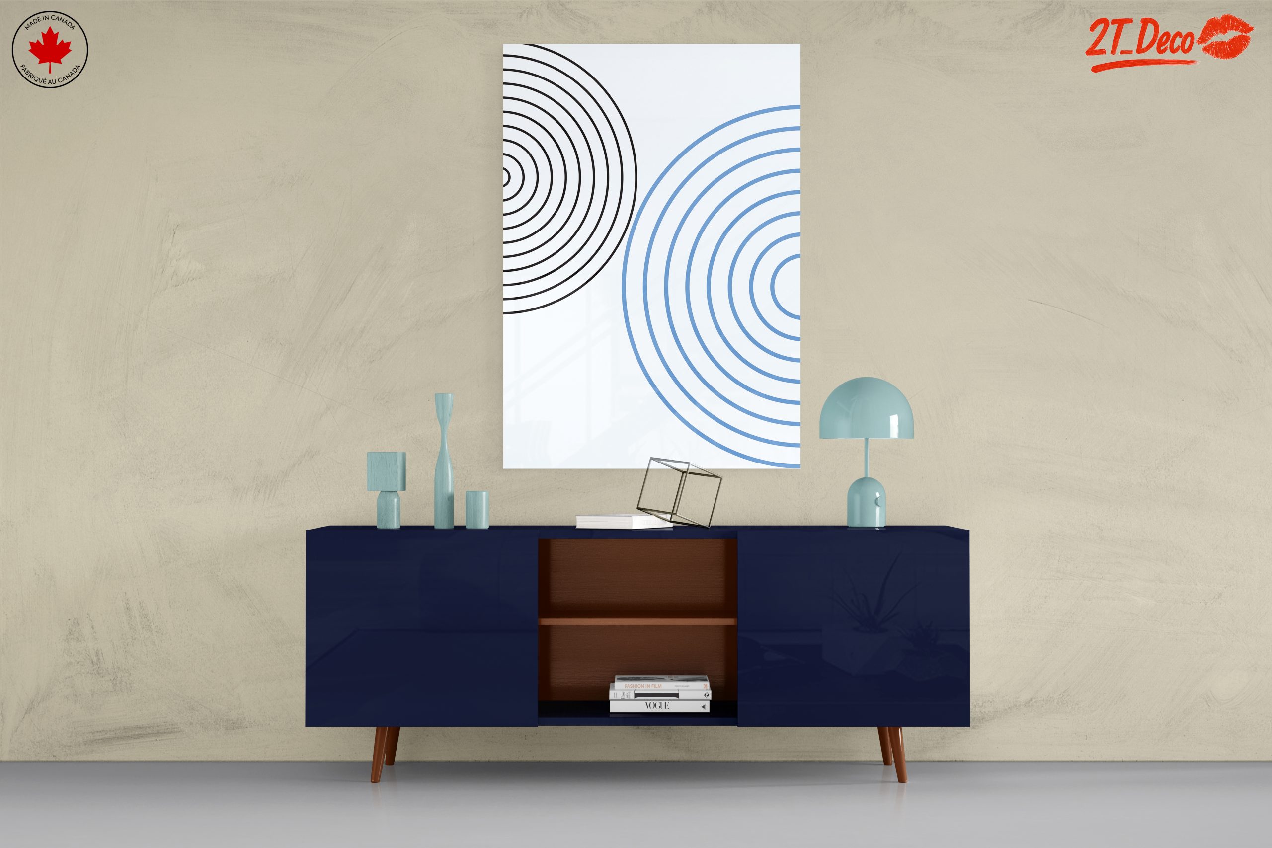 Contemporary Geometric Circle Art - Image 8