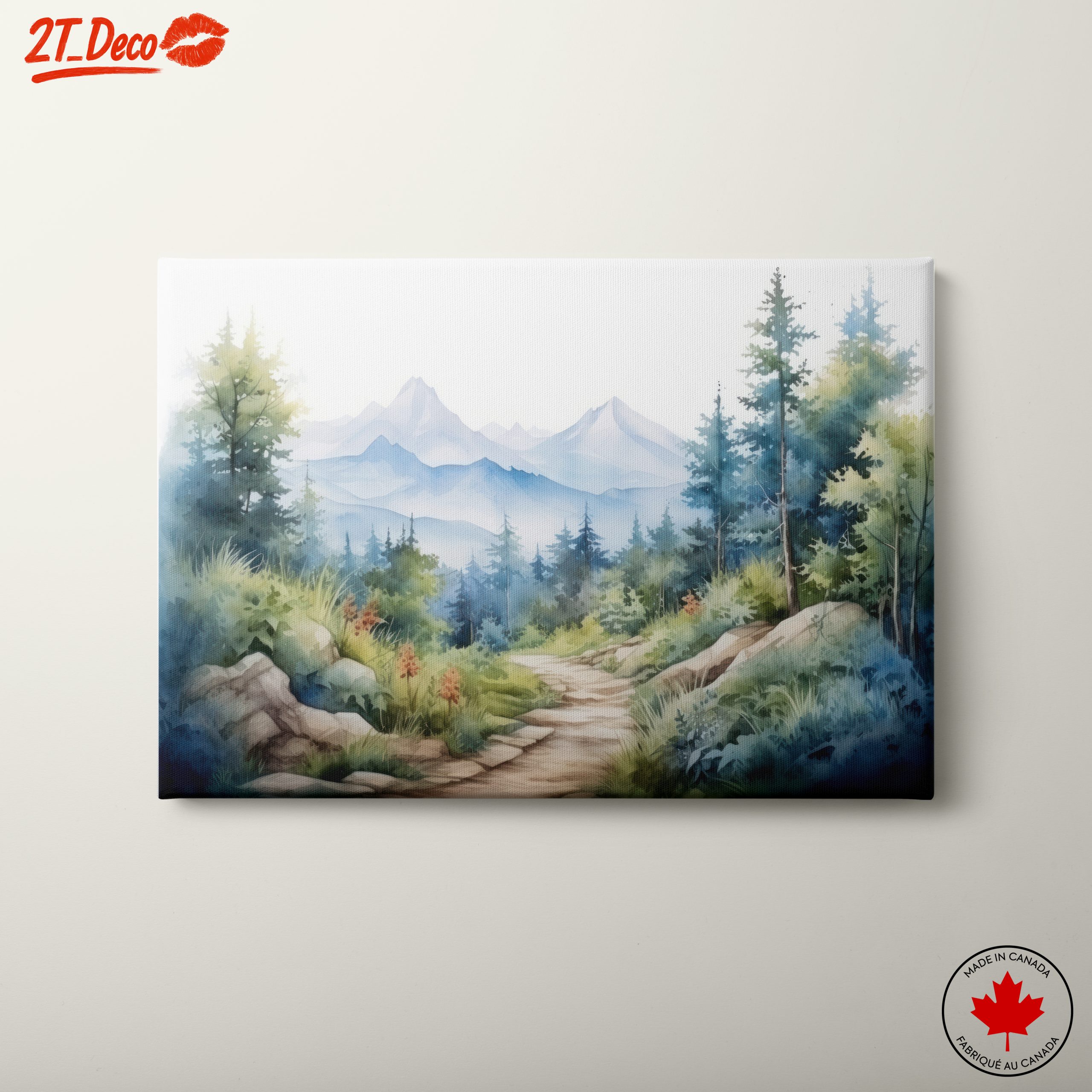 Serene Mountain Landscape with Lush Greenery