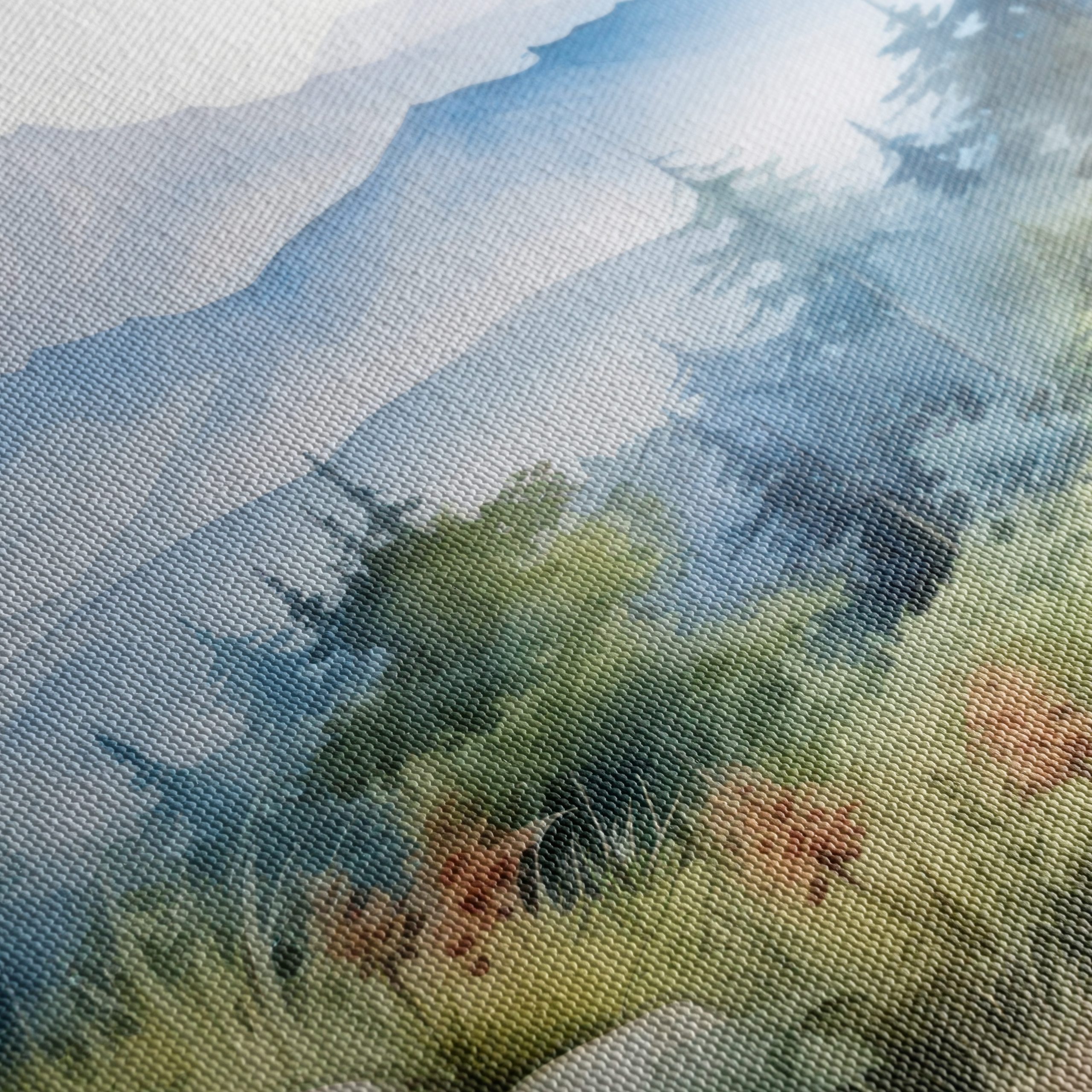 Serene Mountain Landscape with Lush Greenery - Image 5