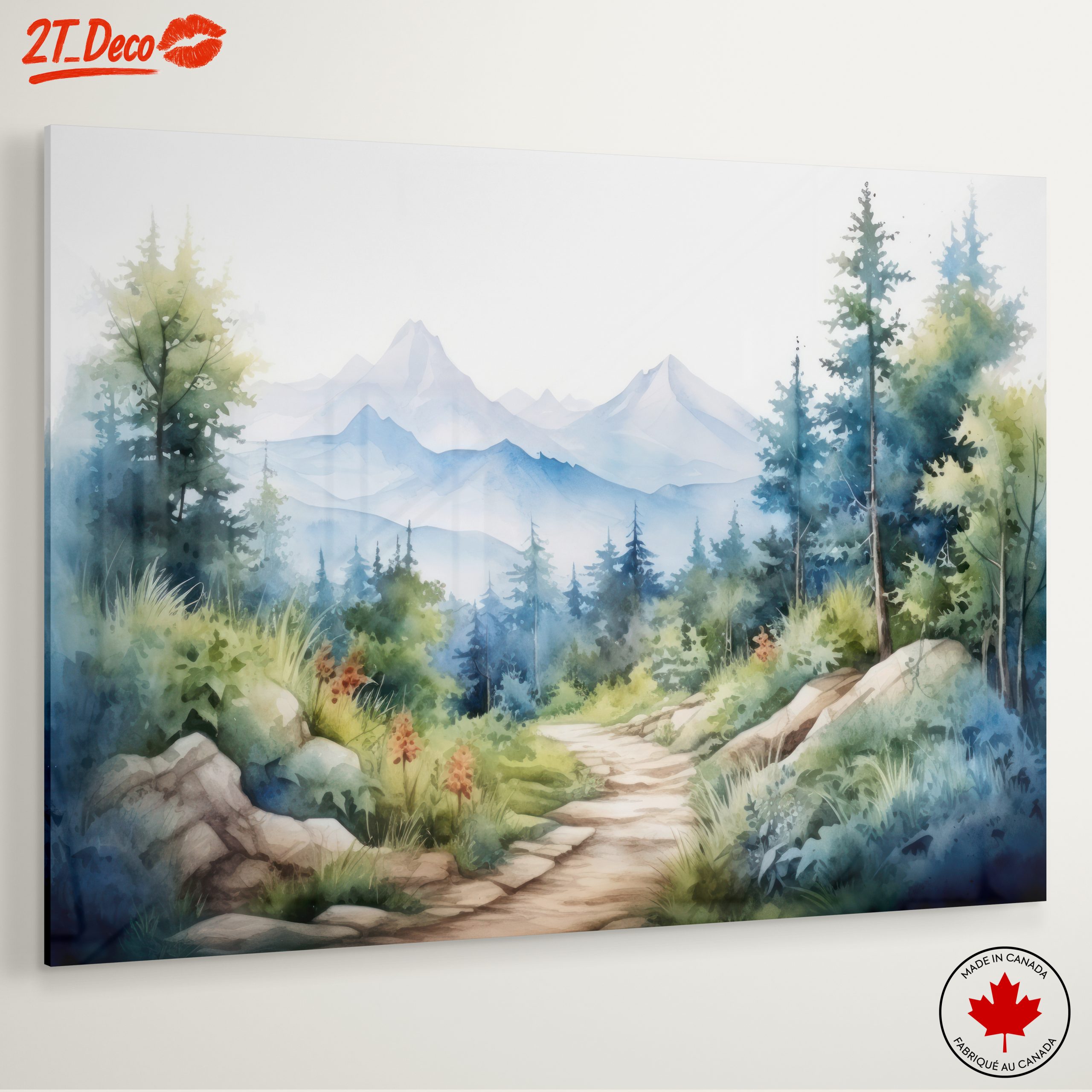 Serene Mountain Landscape with Lush Greenery - Image 6