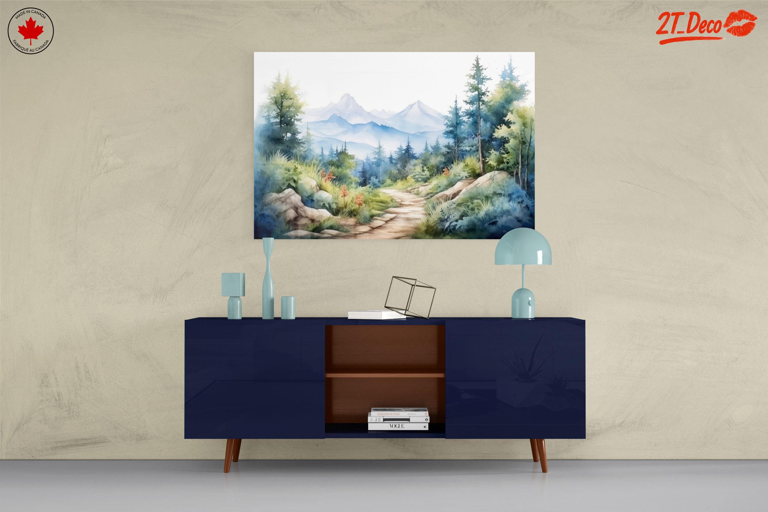 Serene Mountain Landscape with Lush Greenery - Image 8
