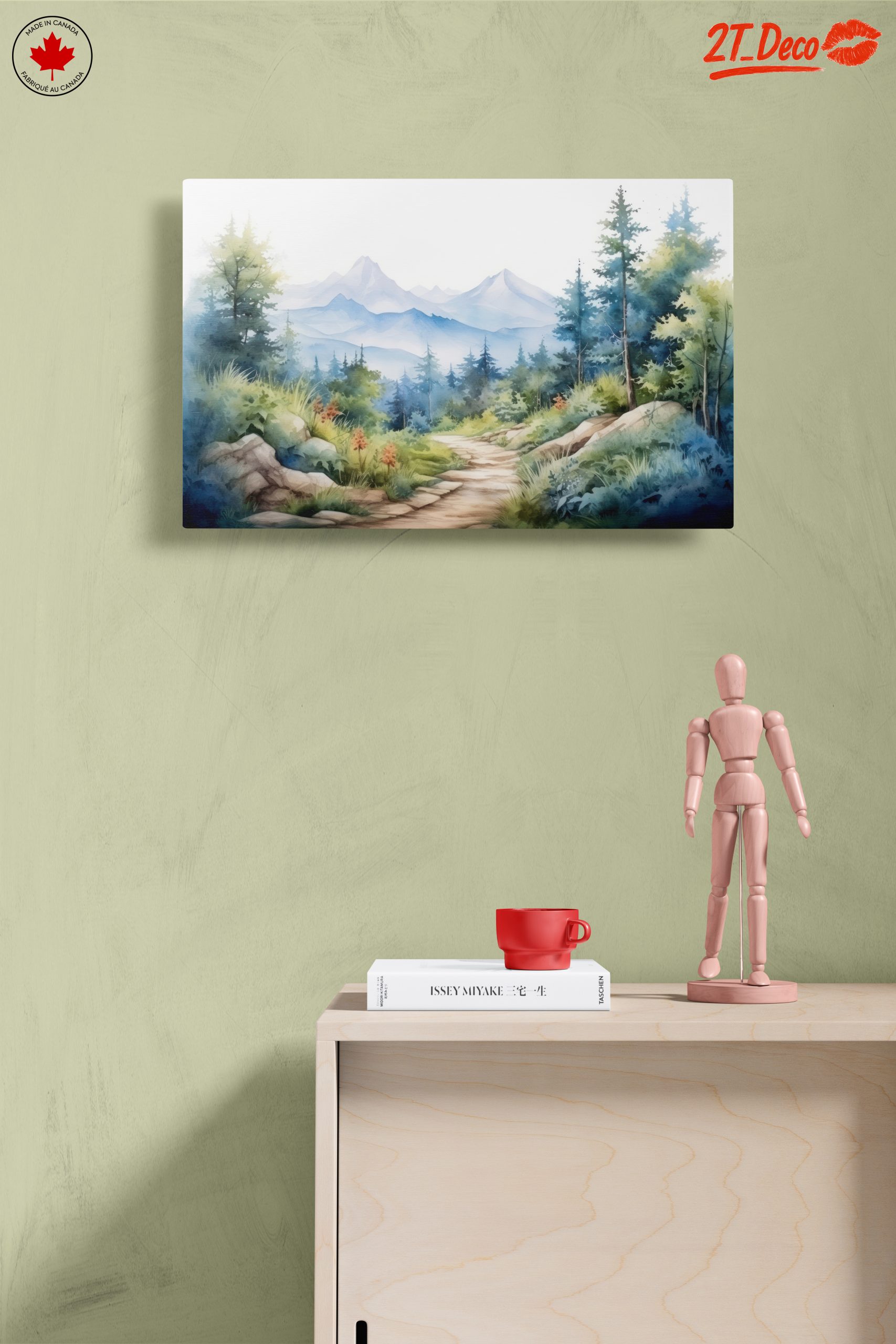 Serene Mountain Landscape with Lush Greenery - Image 14