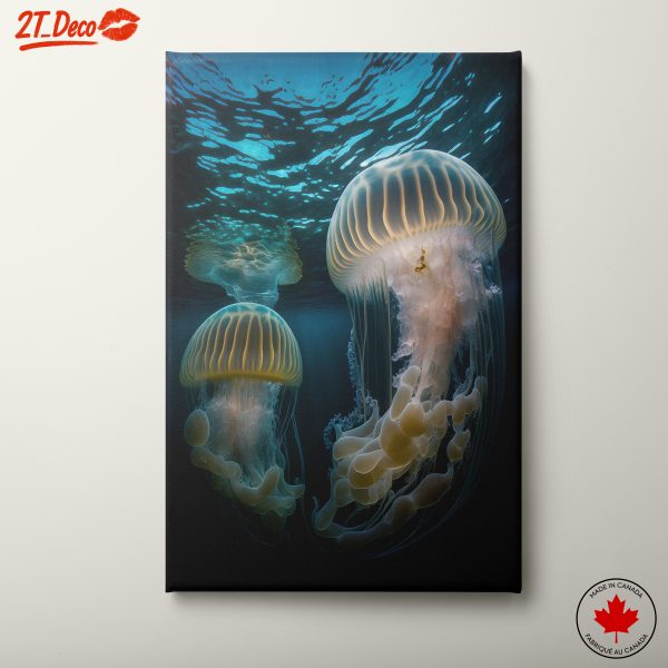 Stunning Abstract Art of Jellyfish in Ocean