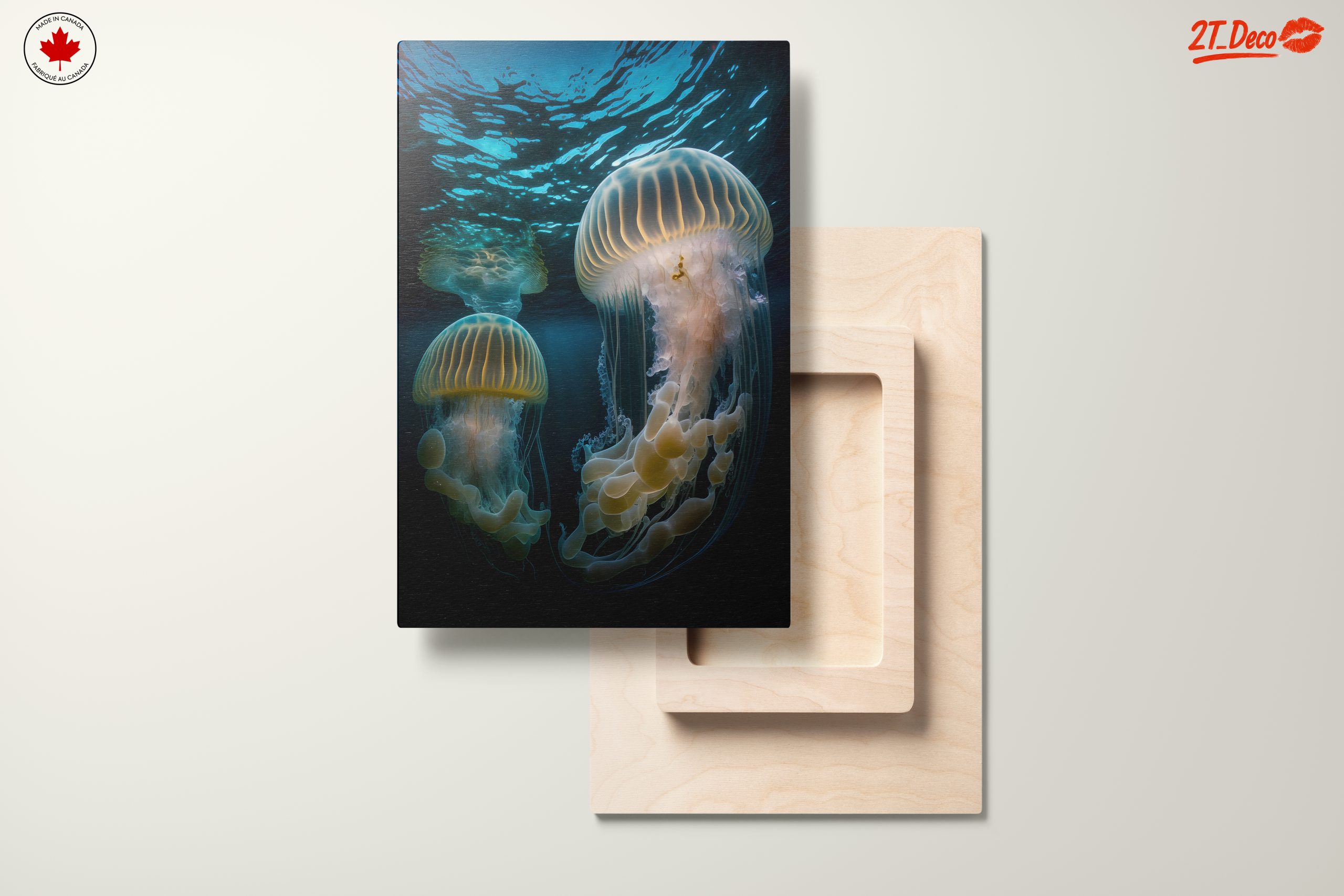 Stunning Abstract Art of Jellyfish in Ocean - Image 11