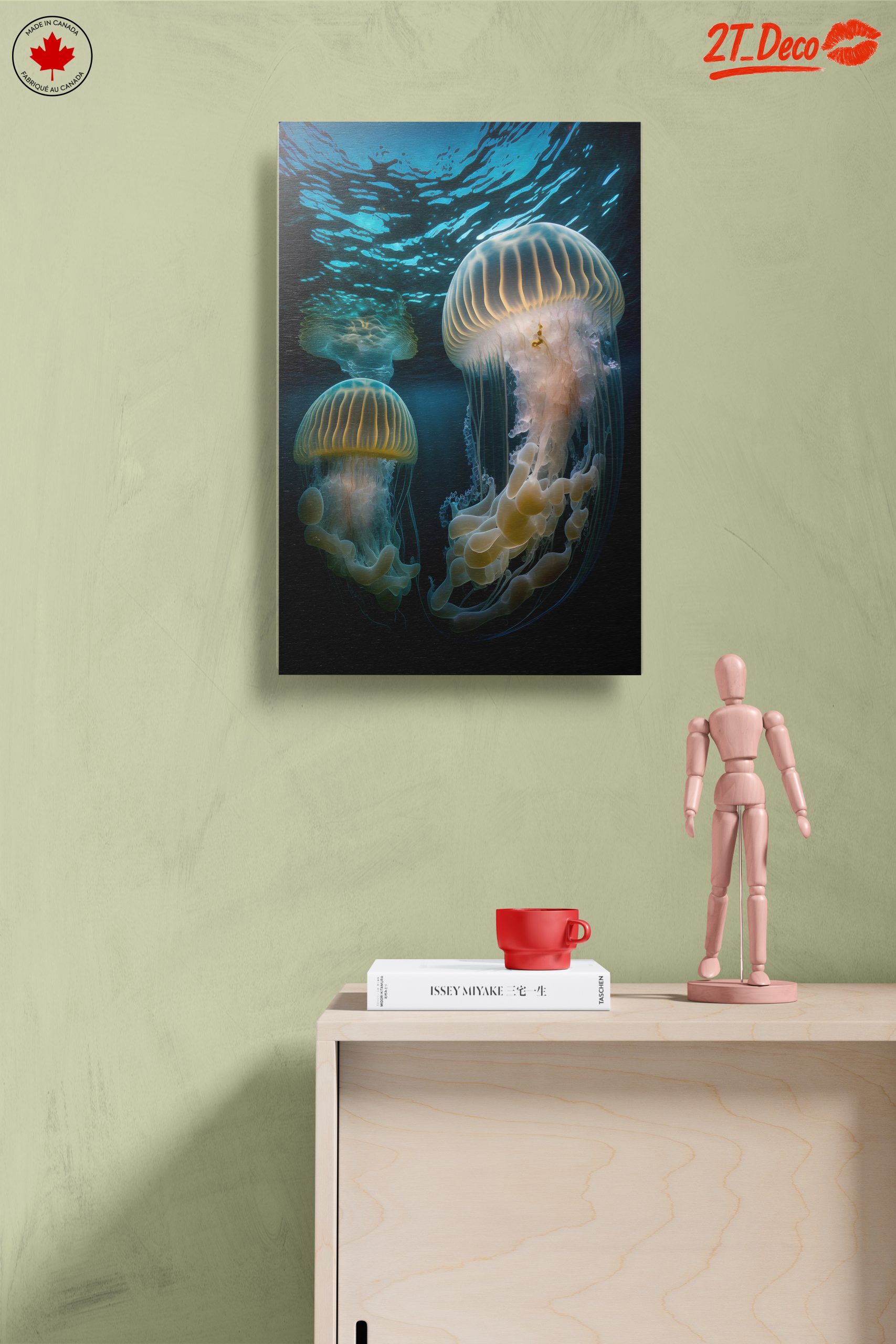 Stunning Abstract Art of Jellyfish in Ocean - Image 14