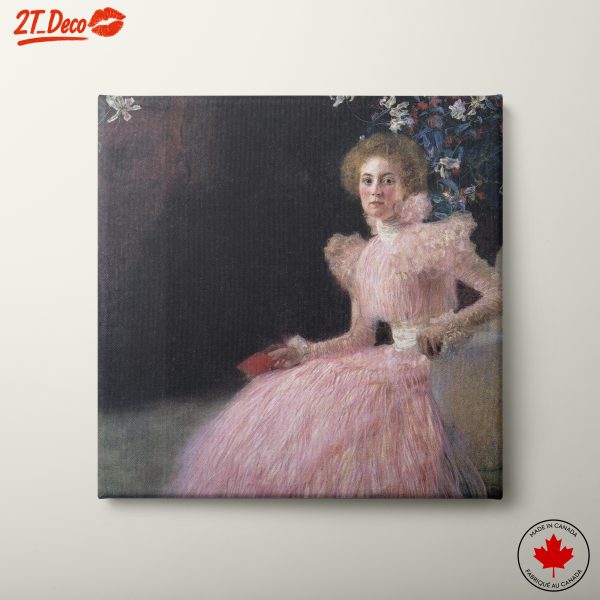 Elegant Lady in Period Dress Portrait