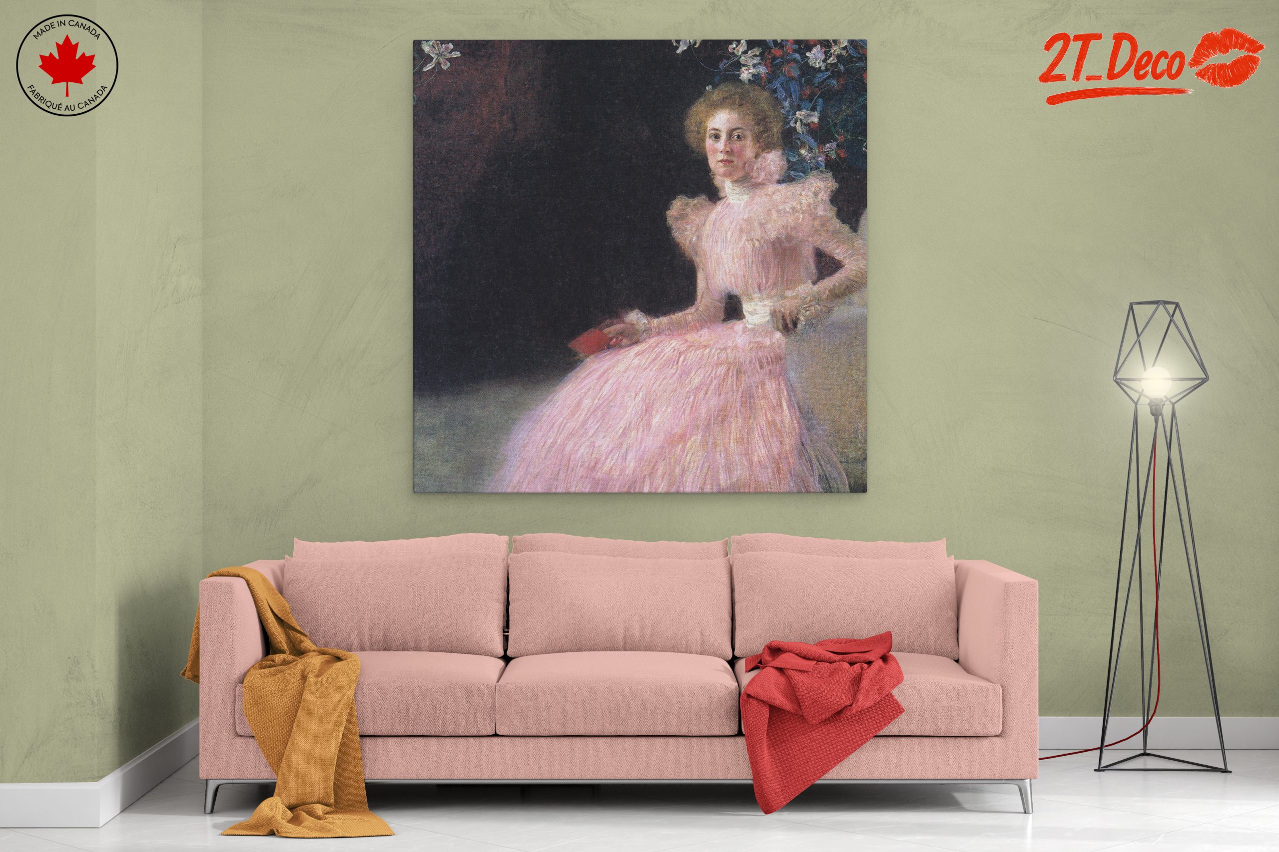 Elegant Lady in Period Dress Portrait - Image 2