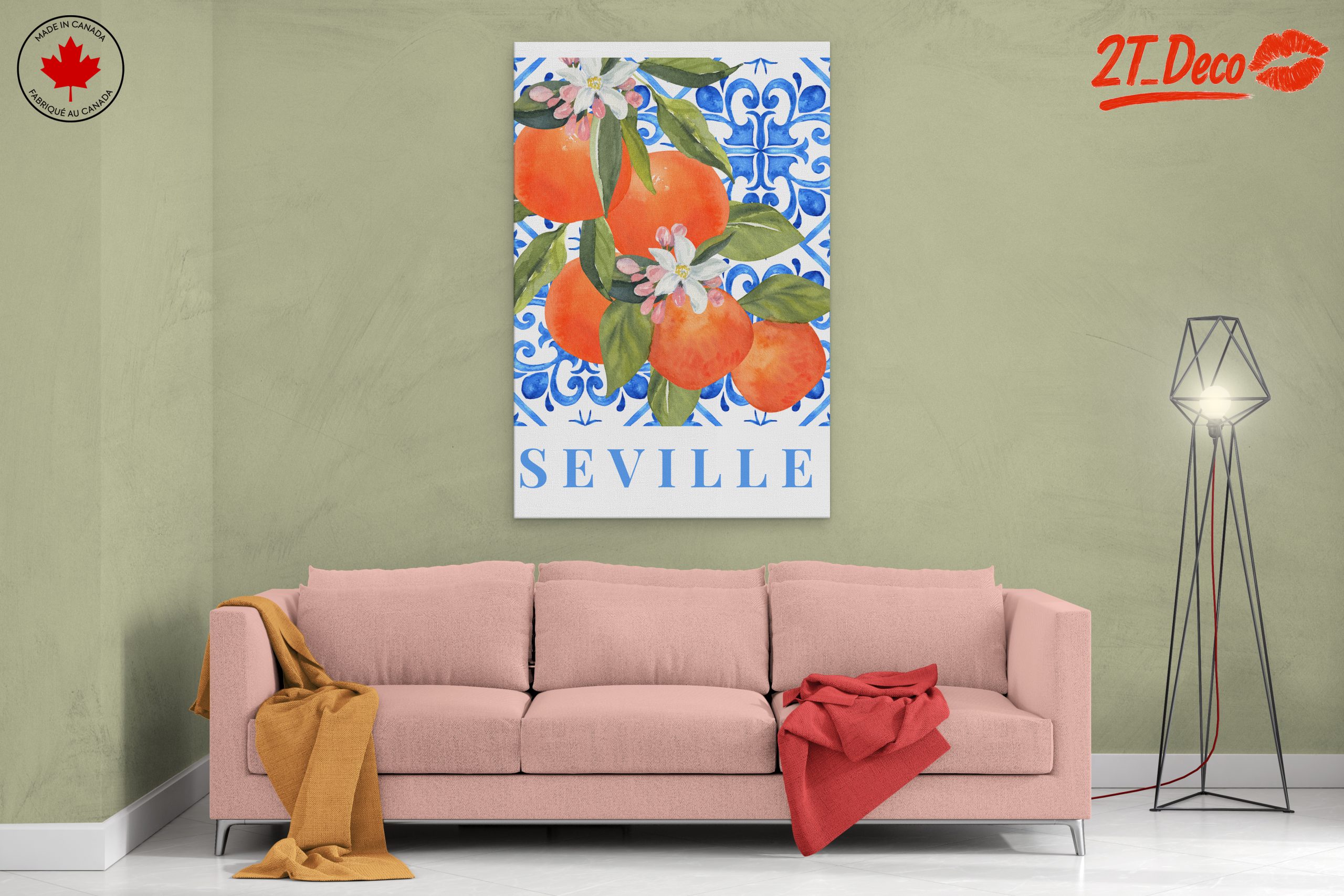 Seville Citrus Floral Art - Image 2