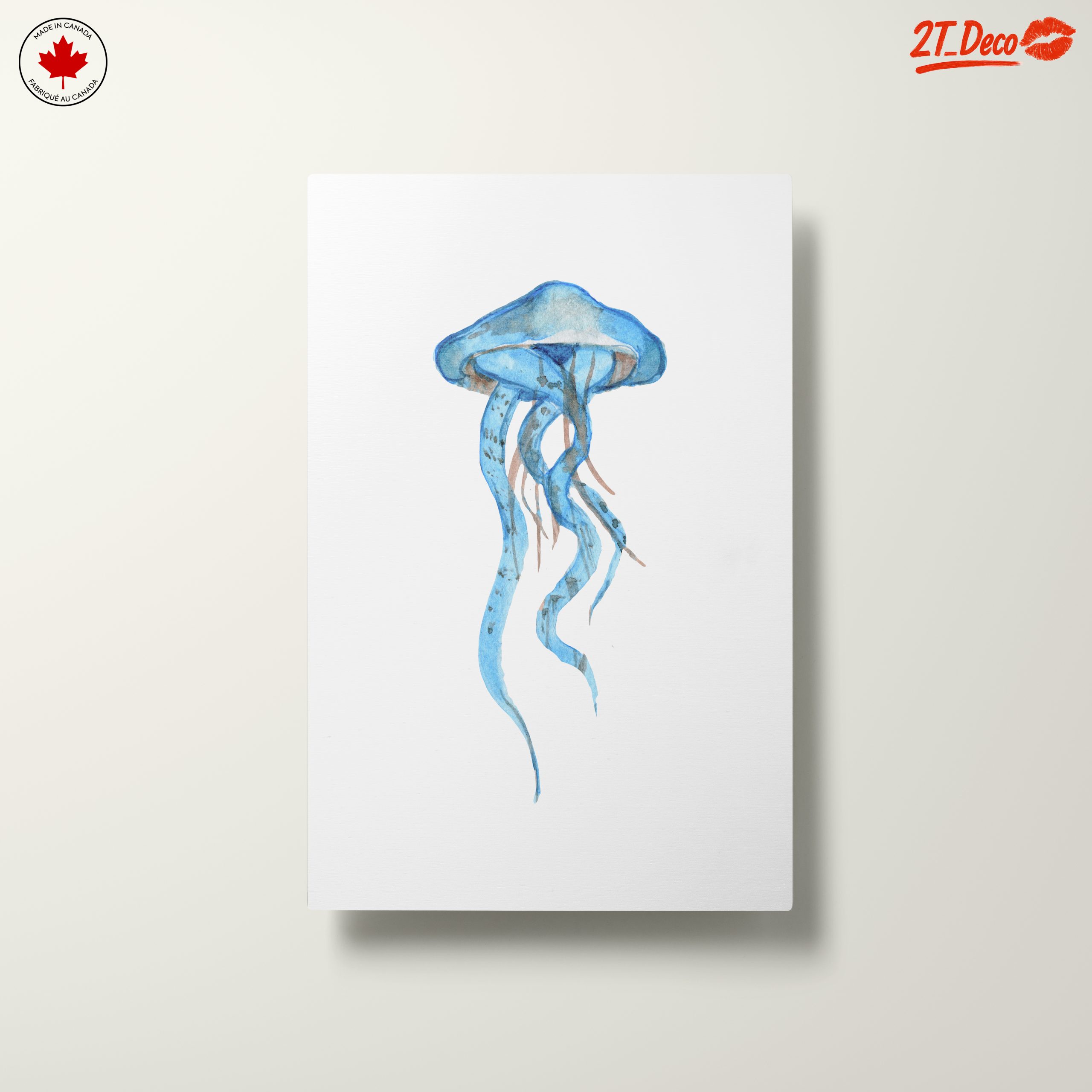 Abstract Watercolor Jellyfish Art for Coastal Spaces - Image 10