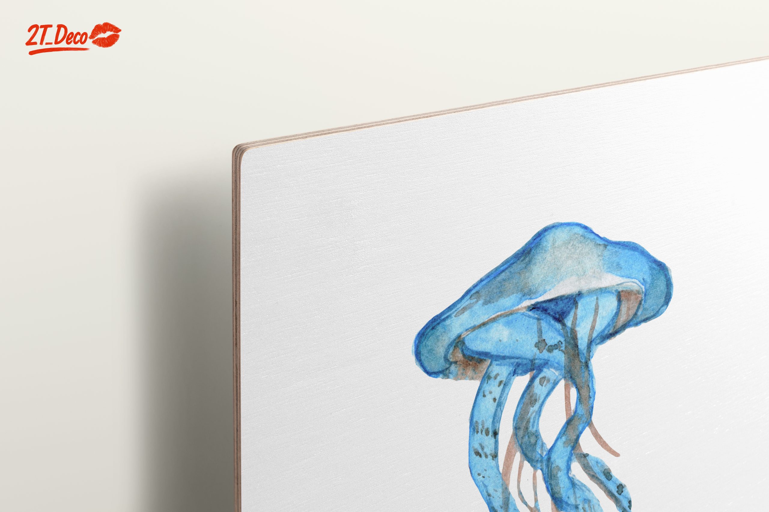Abstract Watercolor Jellyfish Art for Coastal Spaces - Image 15