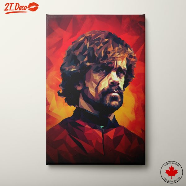 Geometric Character Art of a Bold Portrait
