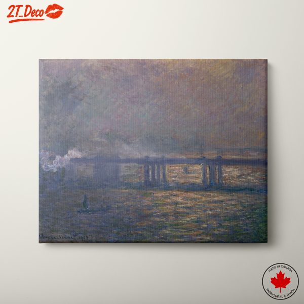 Impressionist Artwork of a Tranquil River
