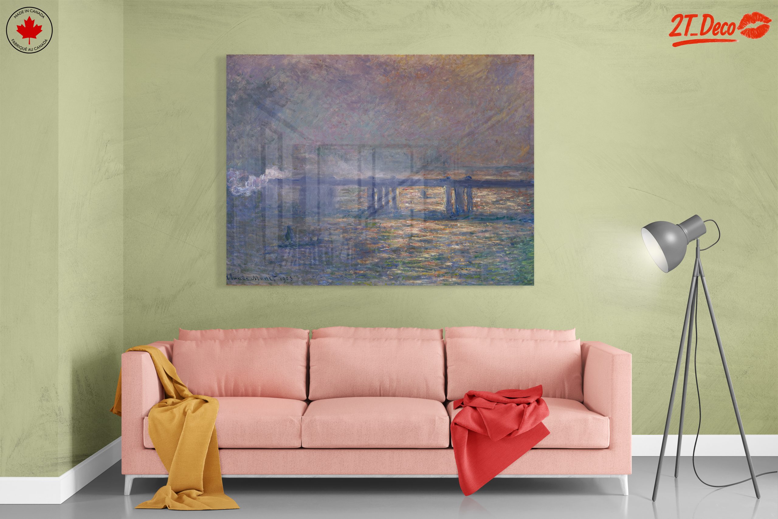 Impressionist Artwork of a Tranquil River - Image 7