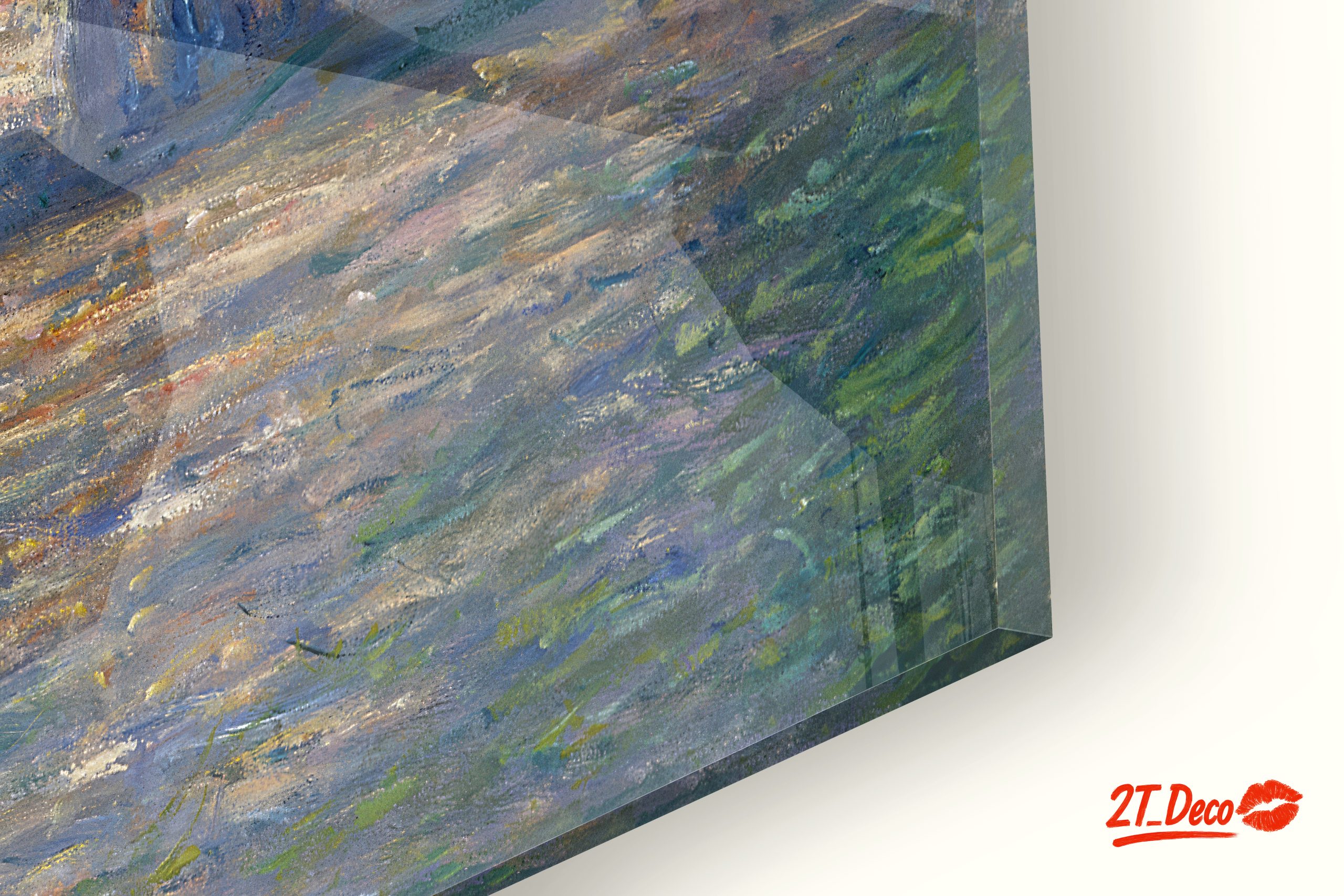 Impressionist Artwork of a Tranquil River - Image 9