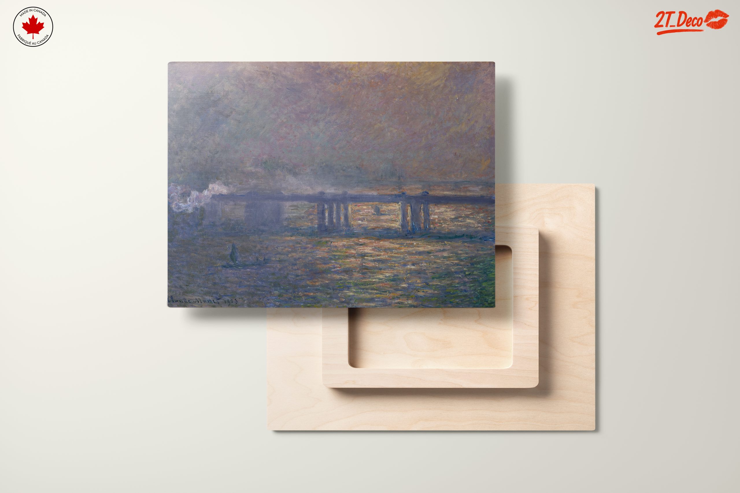 Impressionist Artwork of a Tranquil River - Image 11