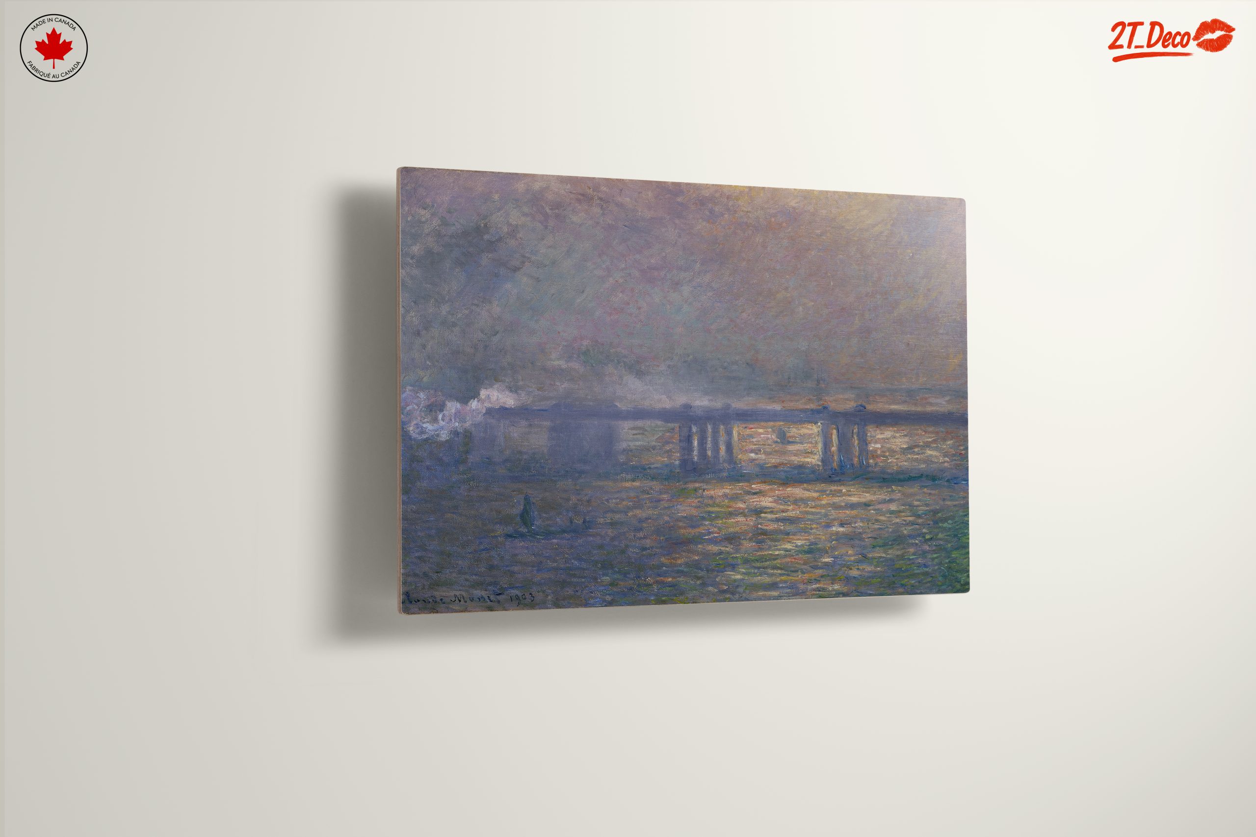 Impressionist Artwork of a Tranquil River - Image 13