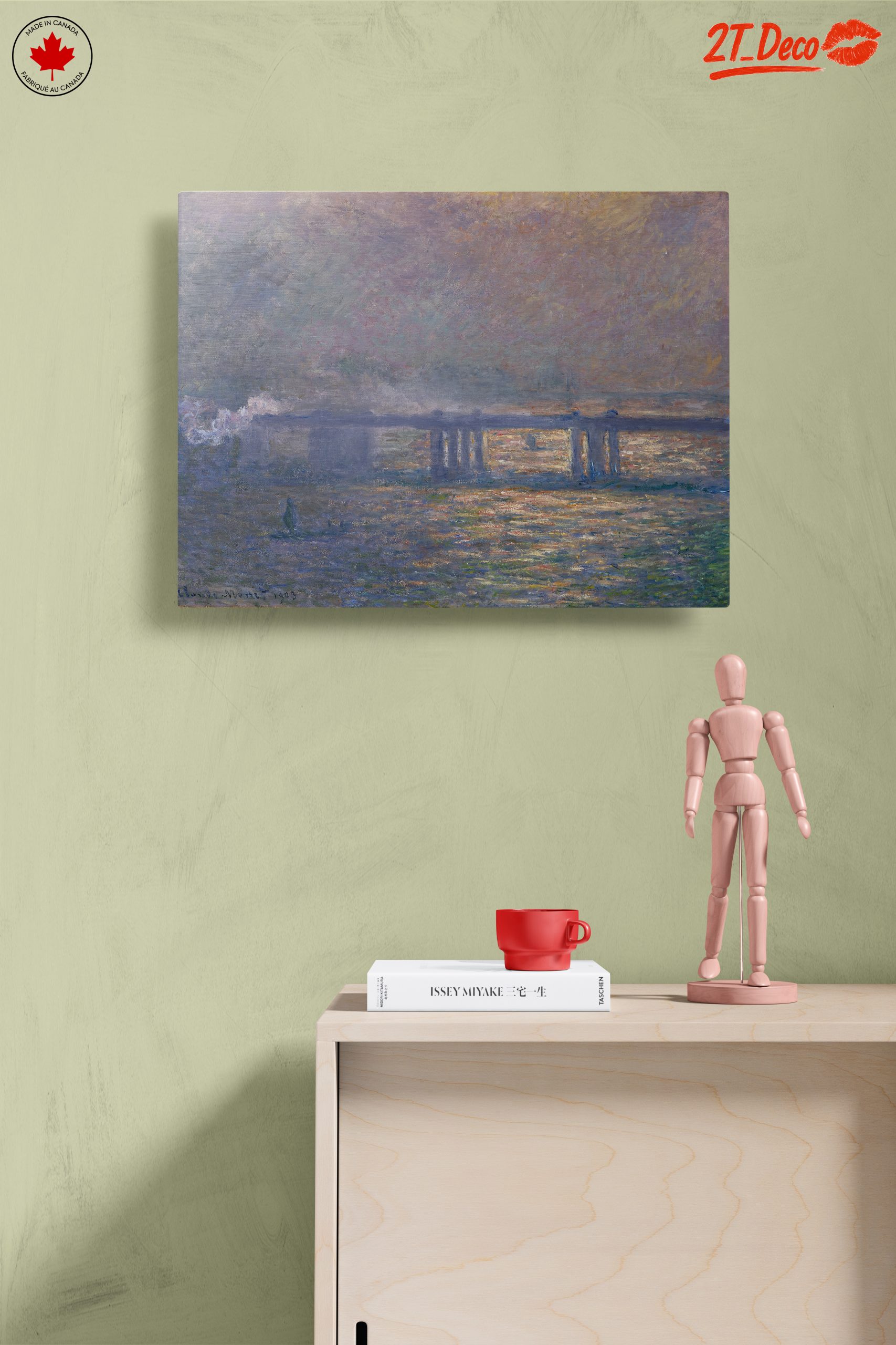 Impressionist Artwork of a Tranquil River - Image 14