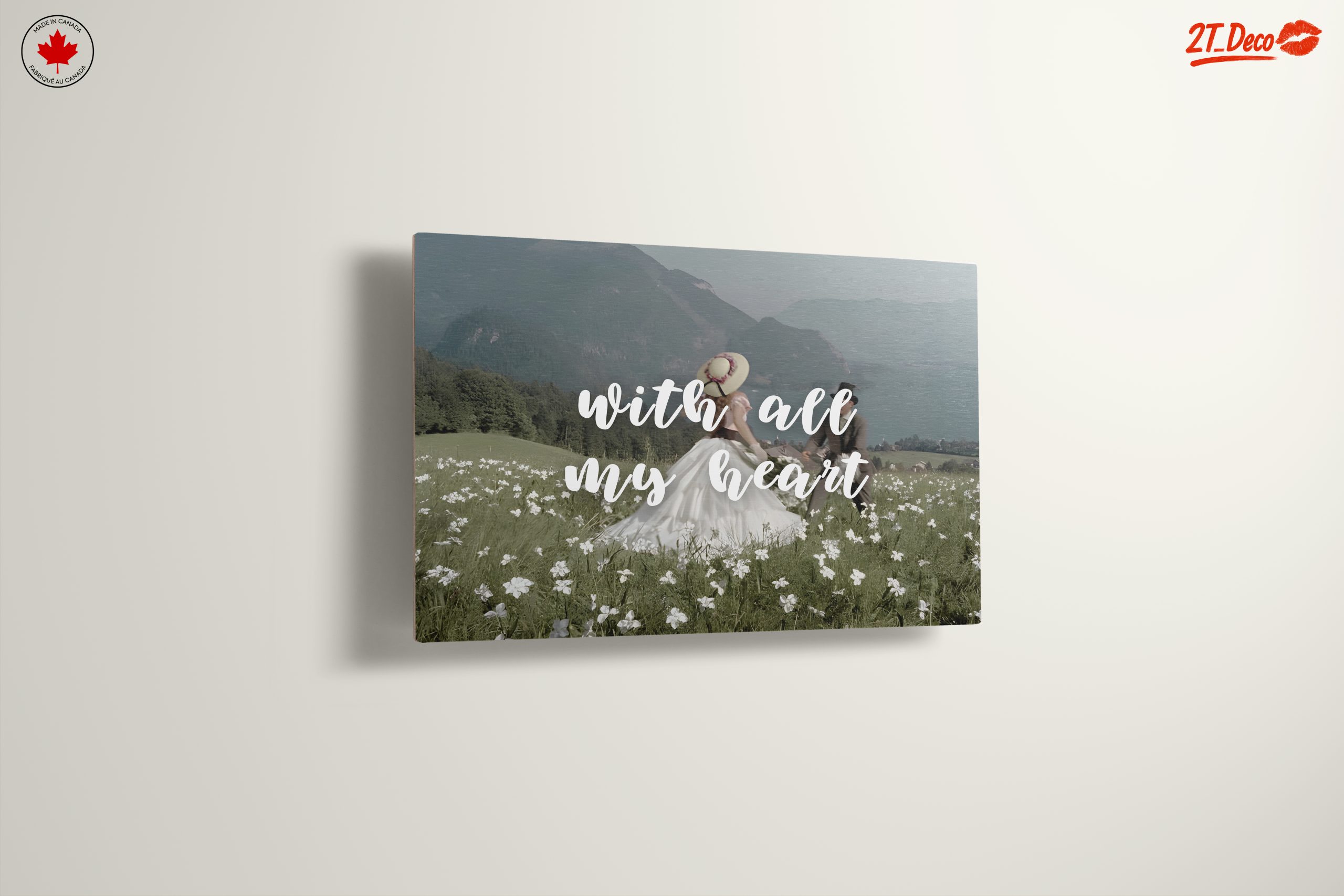 With All My Heart Inspirational Quote - Image 13