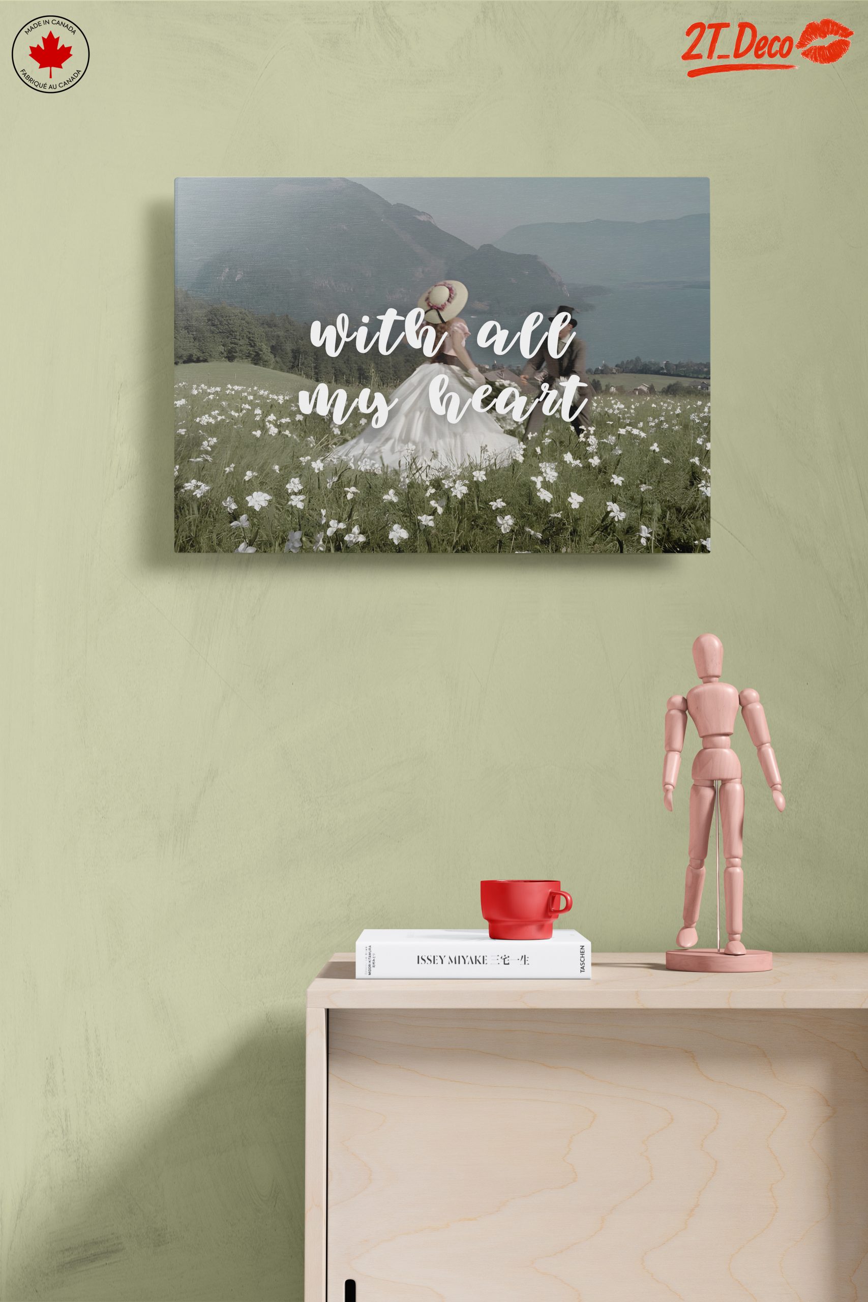 With All My Heart Inspirational Quote - Image 14