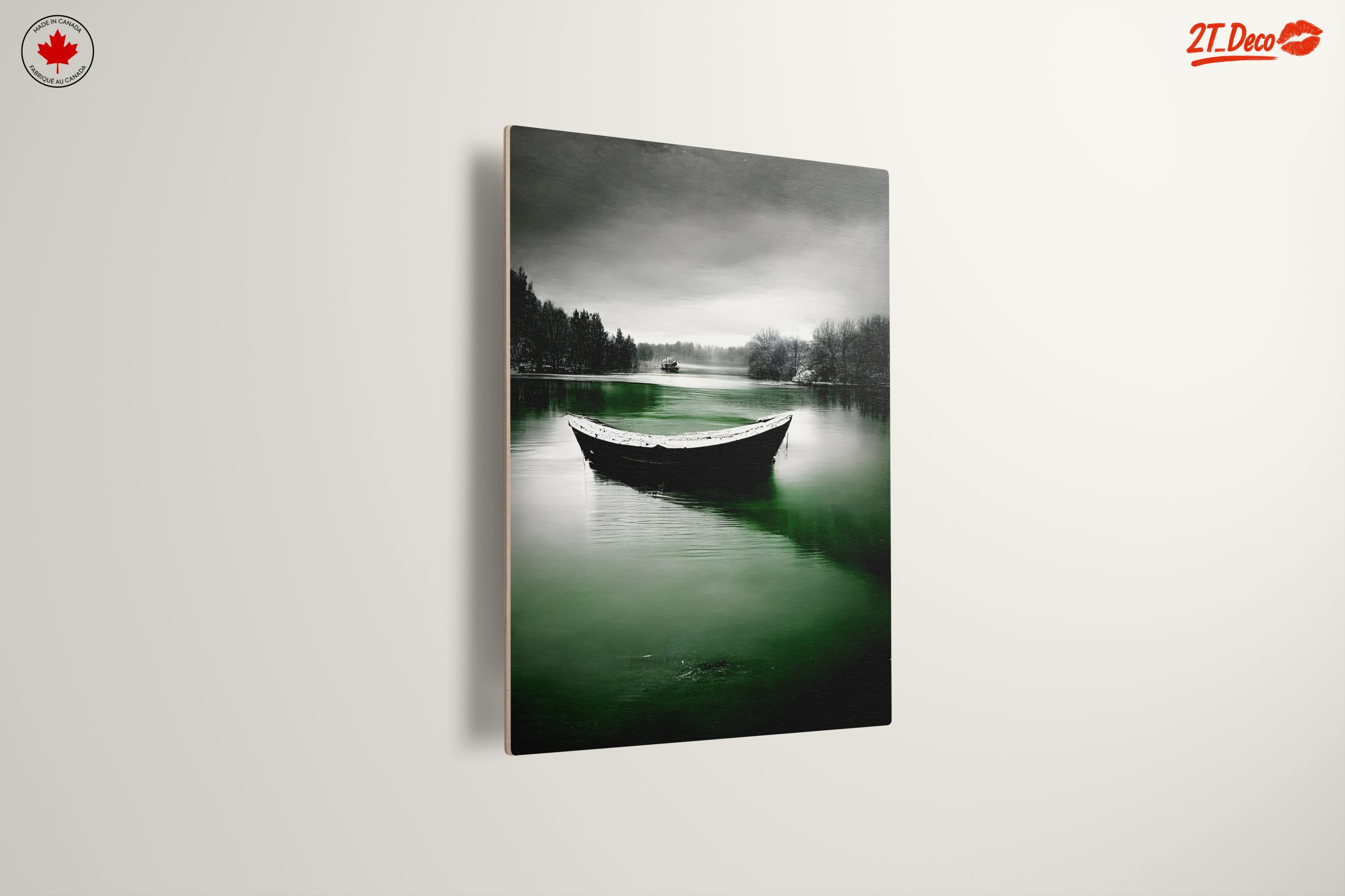 Serene Abstract Landscape with Boat 2 - Image 13