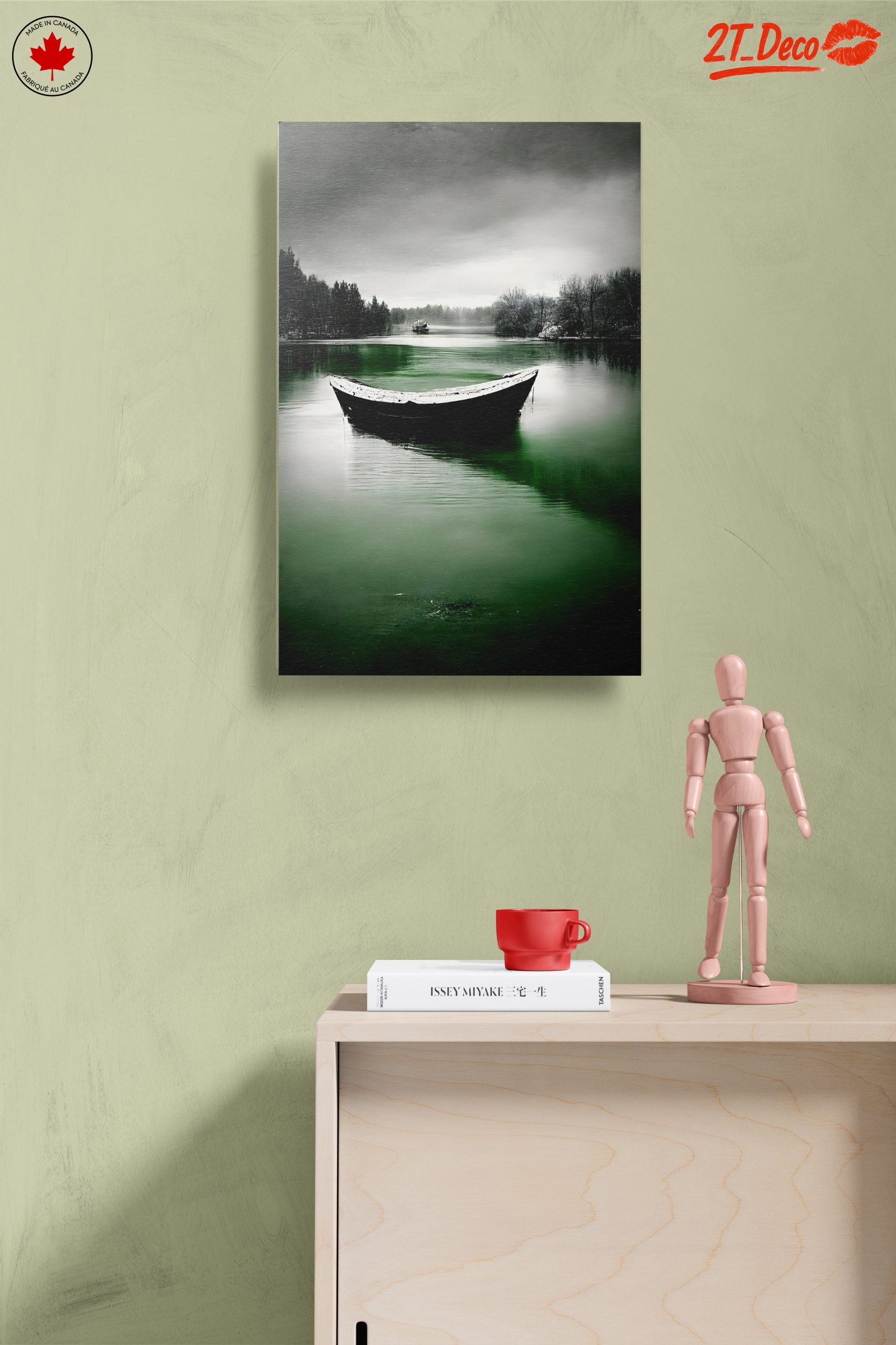 Serene Abstract Landscape with Boat 2 - Image 14