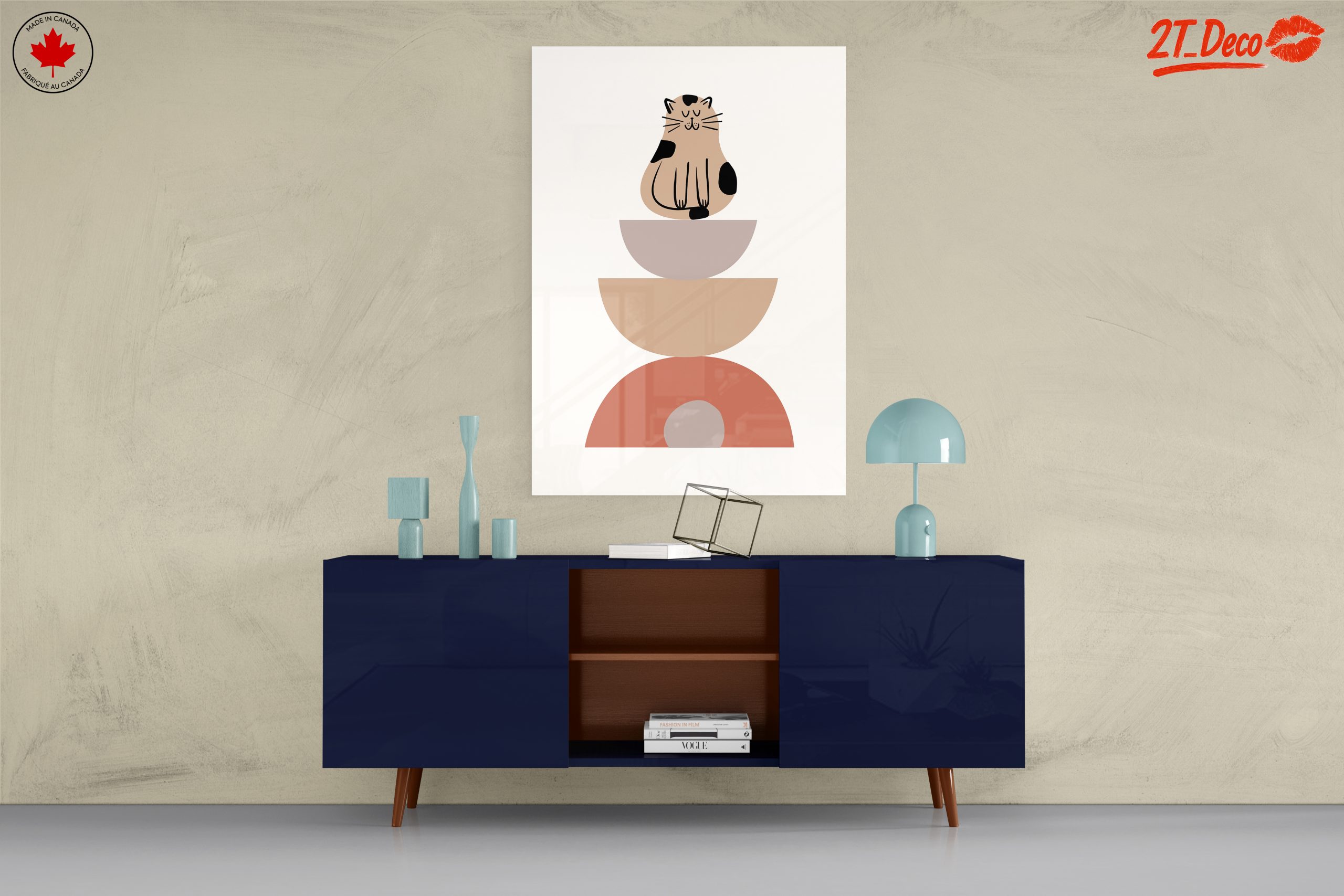 Whimsical Cat Stacked Art - Image 8