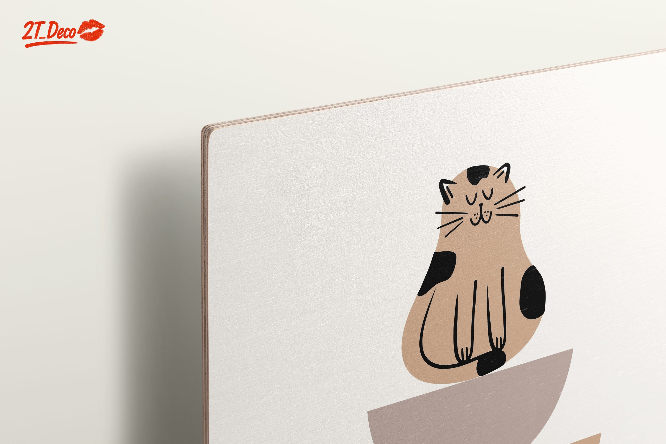 Whimsical Cat Stacked Art - Image 15