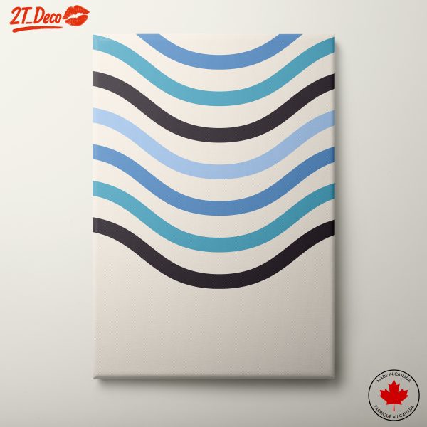Flowing Lines Abstract Art Design 2
