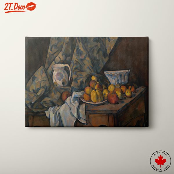 Abstract Still Life with Fruits and Pitcher