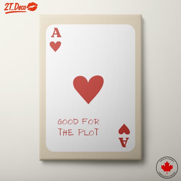 Playing Card Ace of Hearts Design