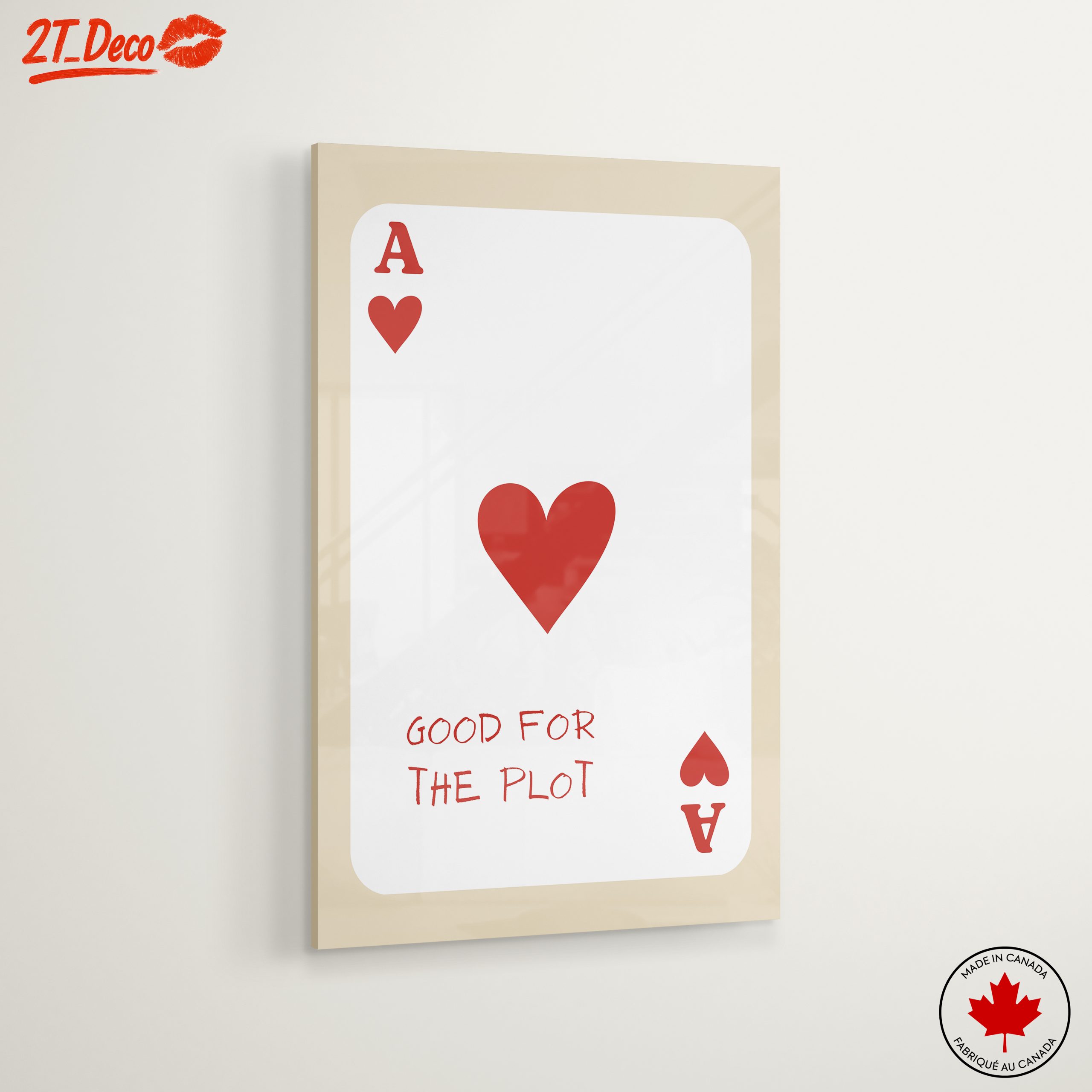 Playing Card Ace of Hearts Design - Image 6