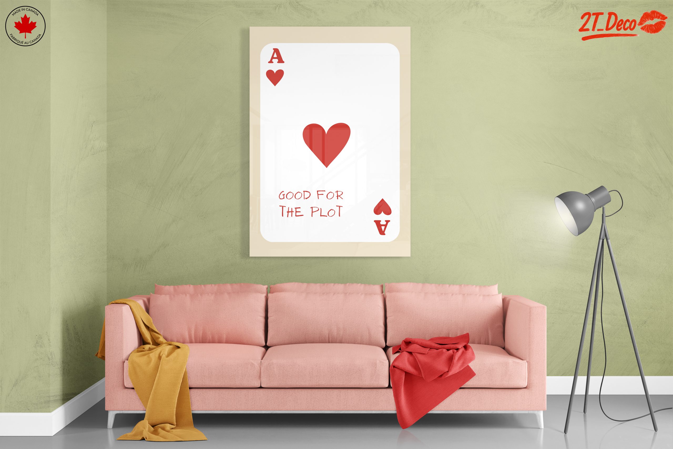 Playing Card Ace of Hearts Design - Image 7
