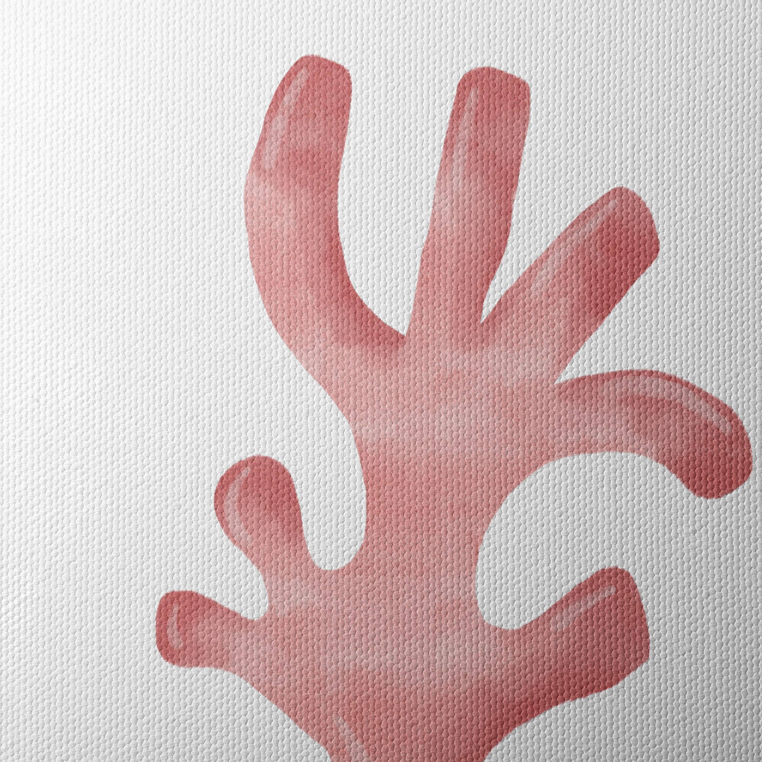 Elegant Coral Botanical Art - Image 4