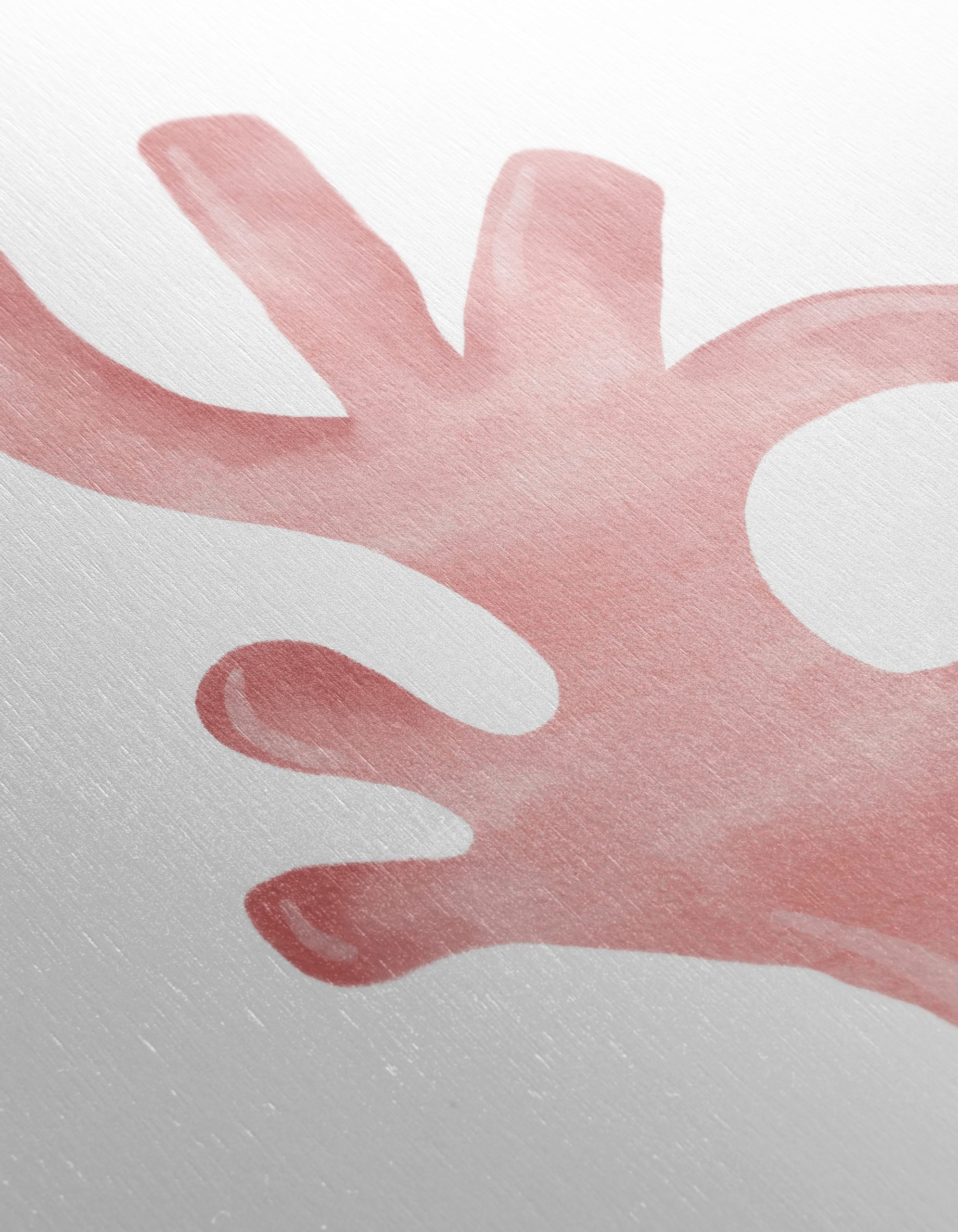 Elegant Coral Botanical Art - Image 12