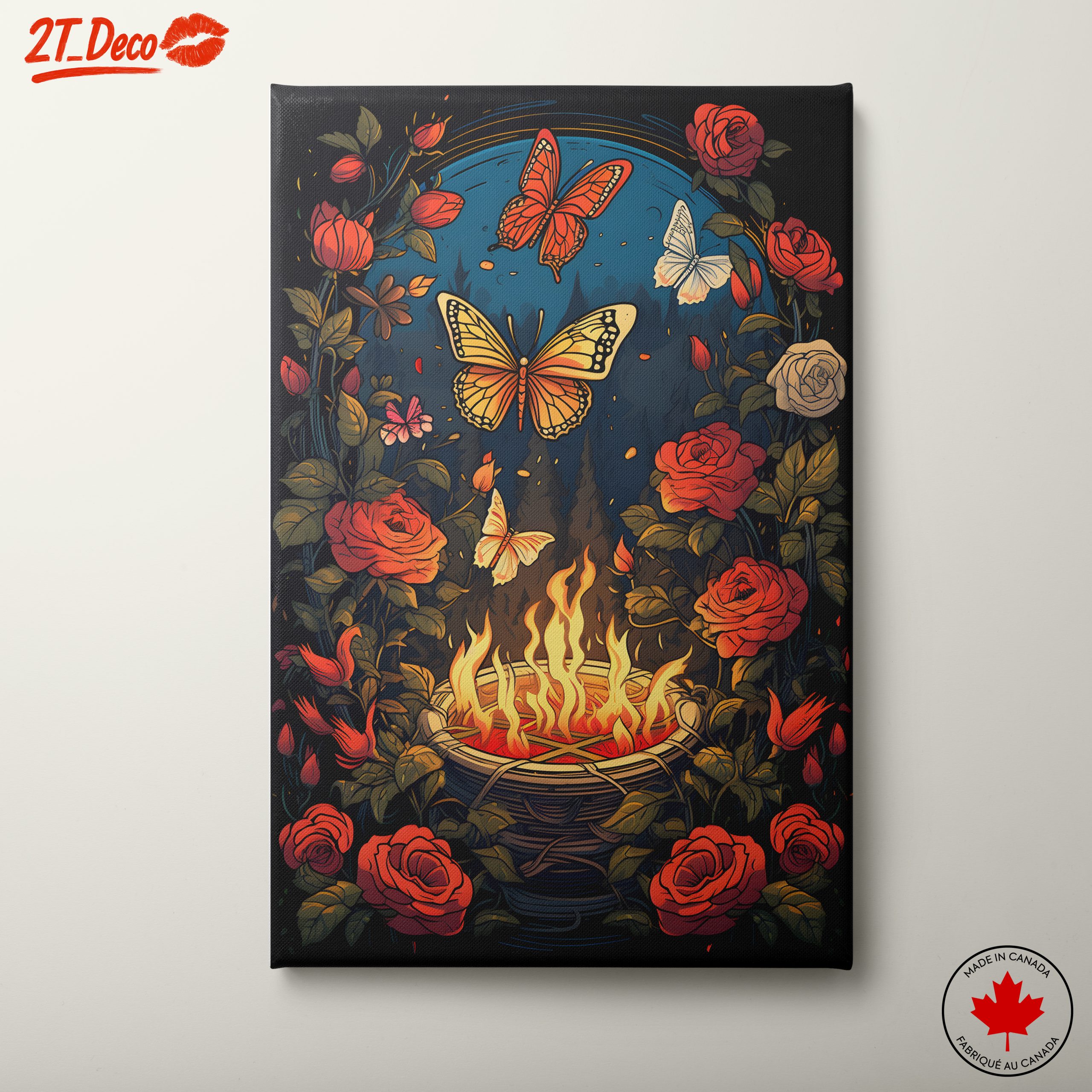 Beautiful Floral Arrangement with Butterflies 2