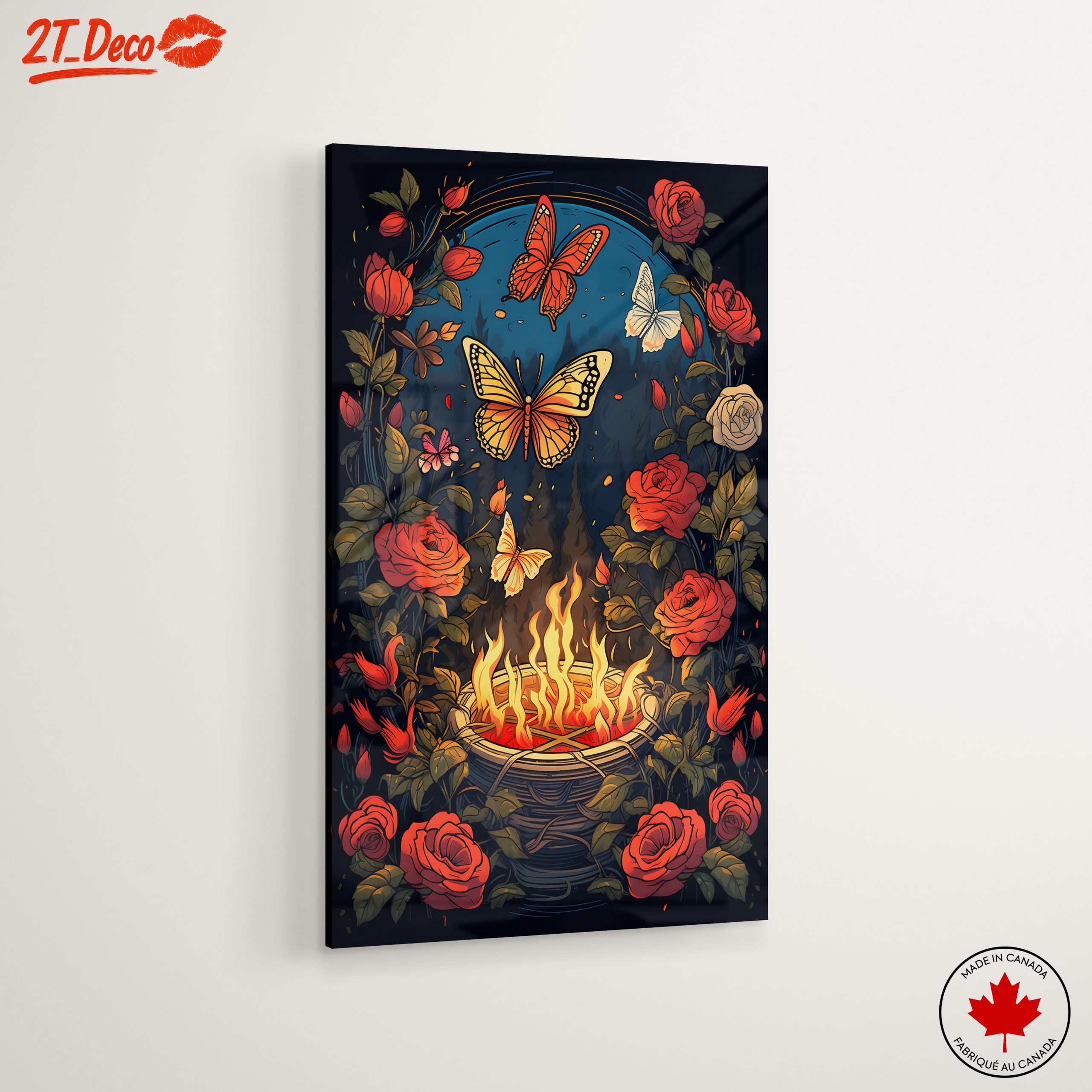 Beautiful Floral Arrangement with Butterflies 2 - Image 6