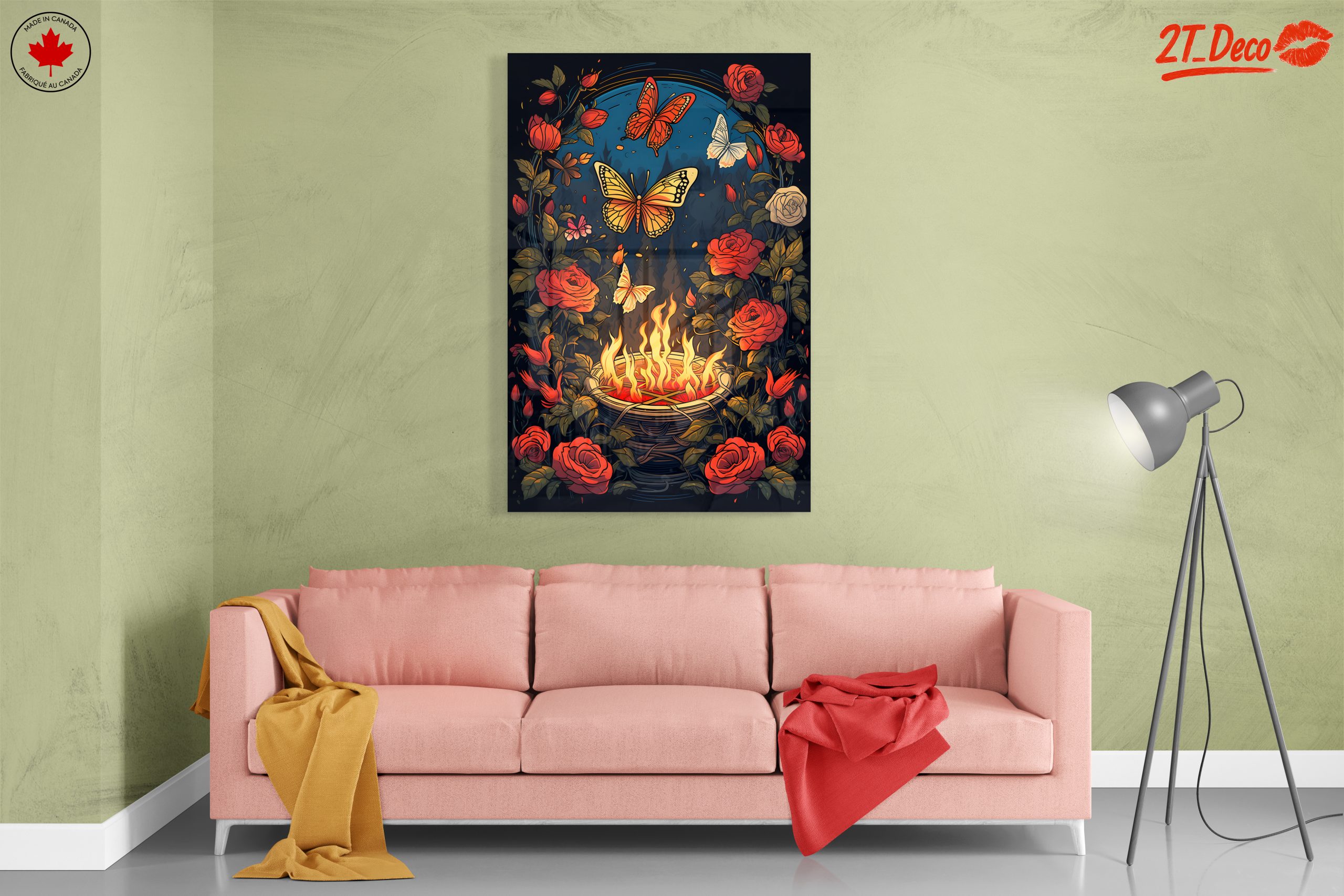 Beautiful Floral Arrangement with Butterflies 2 - Image 7
