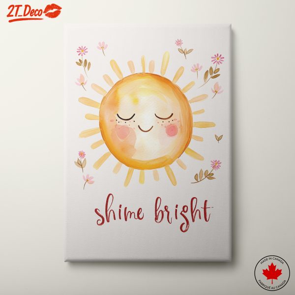 Whimsical Sun Character Art
