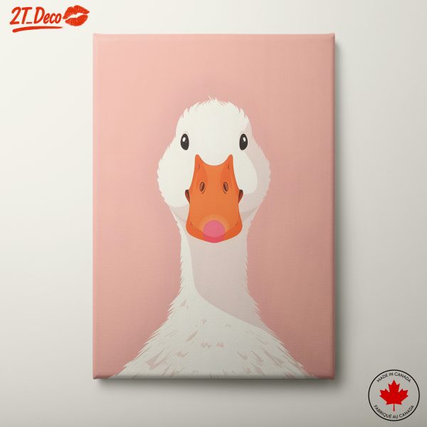 Charming Duck Illustration Art