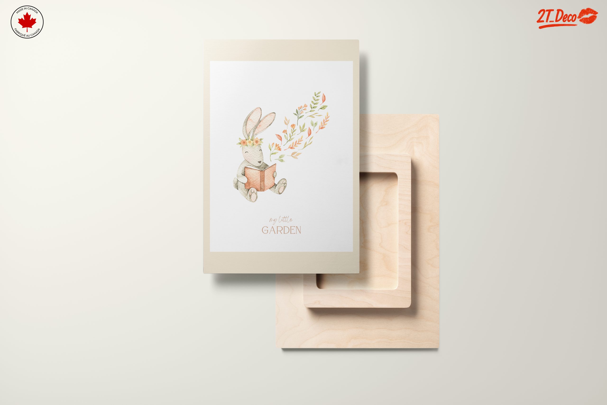 Charming Rabbit Reading in Garden - Image 11