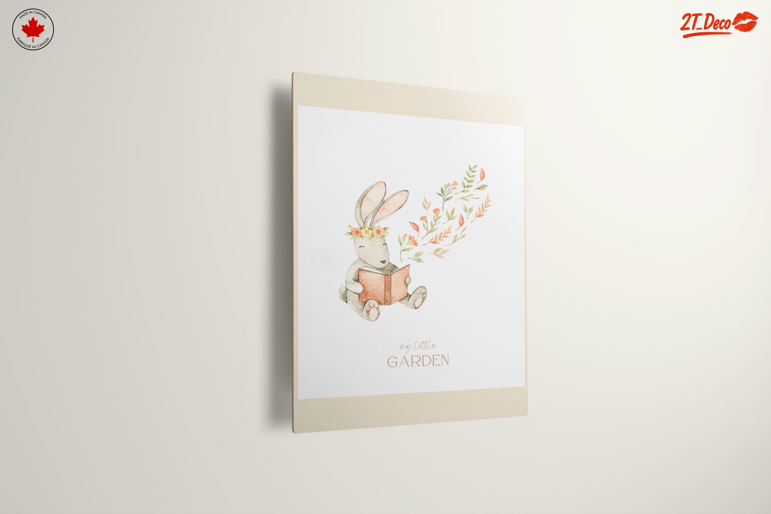Charming Rabbit Reading in Garden - Image 13