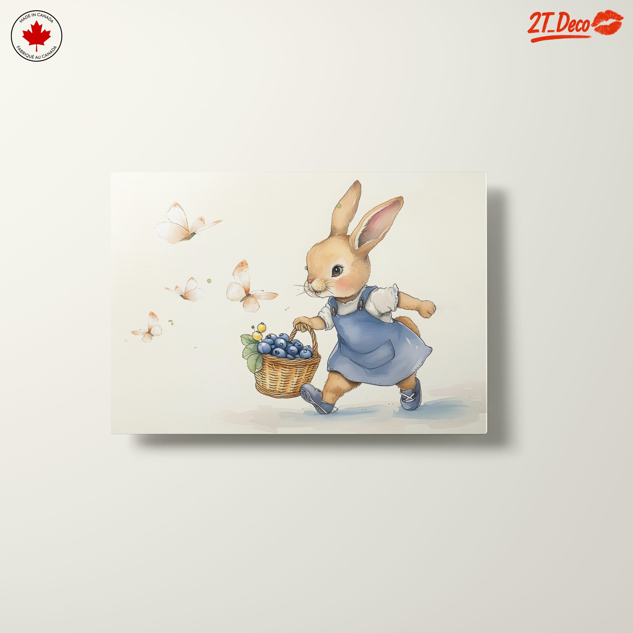 Adorable Bunny Collecting Blueberries - Image 10