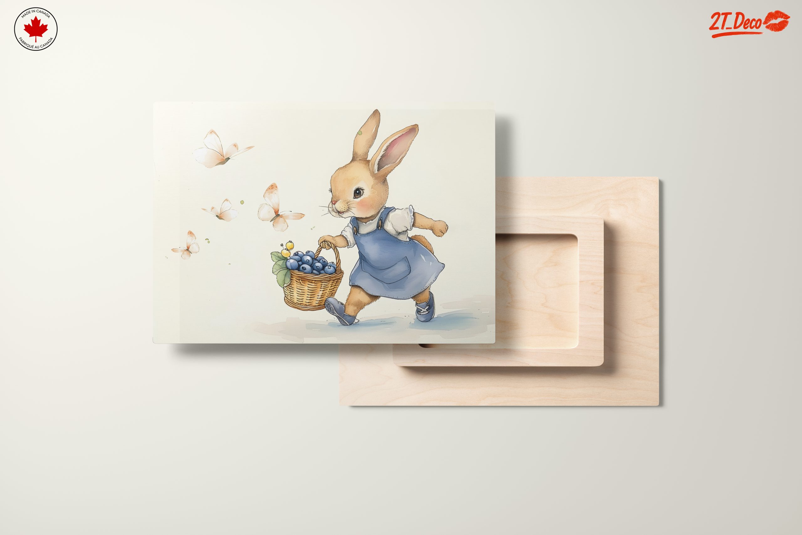 Adorable Bunny Collecting Blueberries - Image 11
