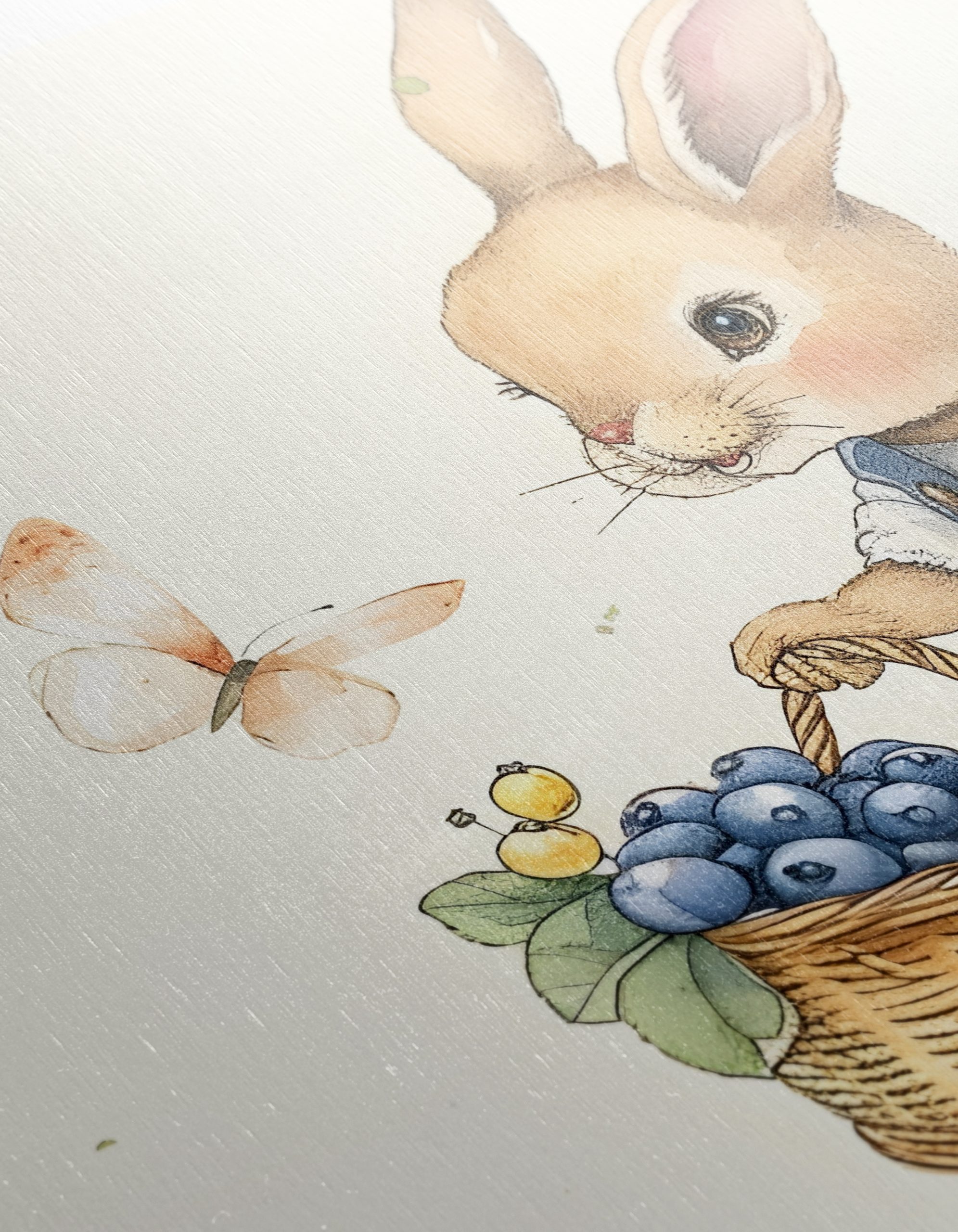 Adorable Bunny Collecting Blueberries - Image 12
